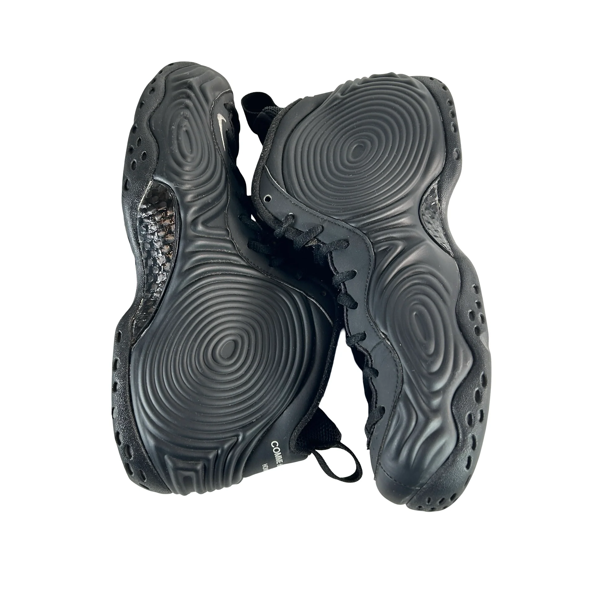 DJ7952 001 Nike Air Foamposite One Comme des Garcons Homme Plus Black [USED] - 9 M (Used2) - Image 4