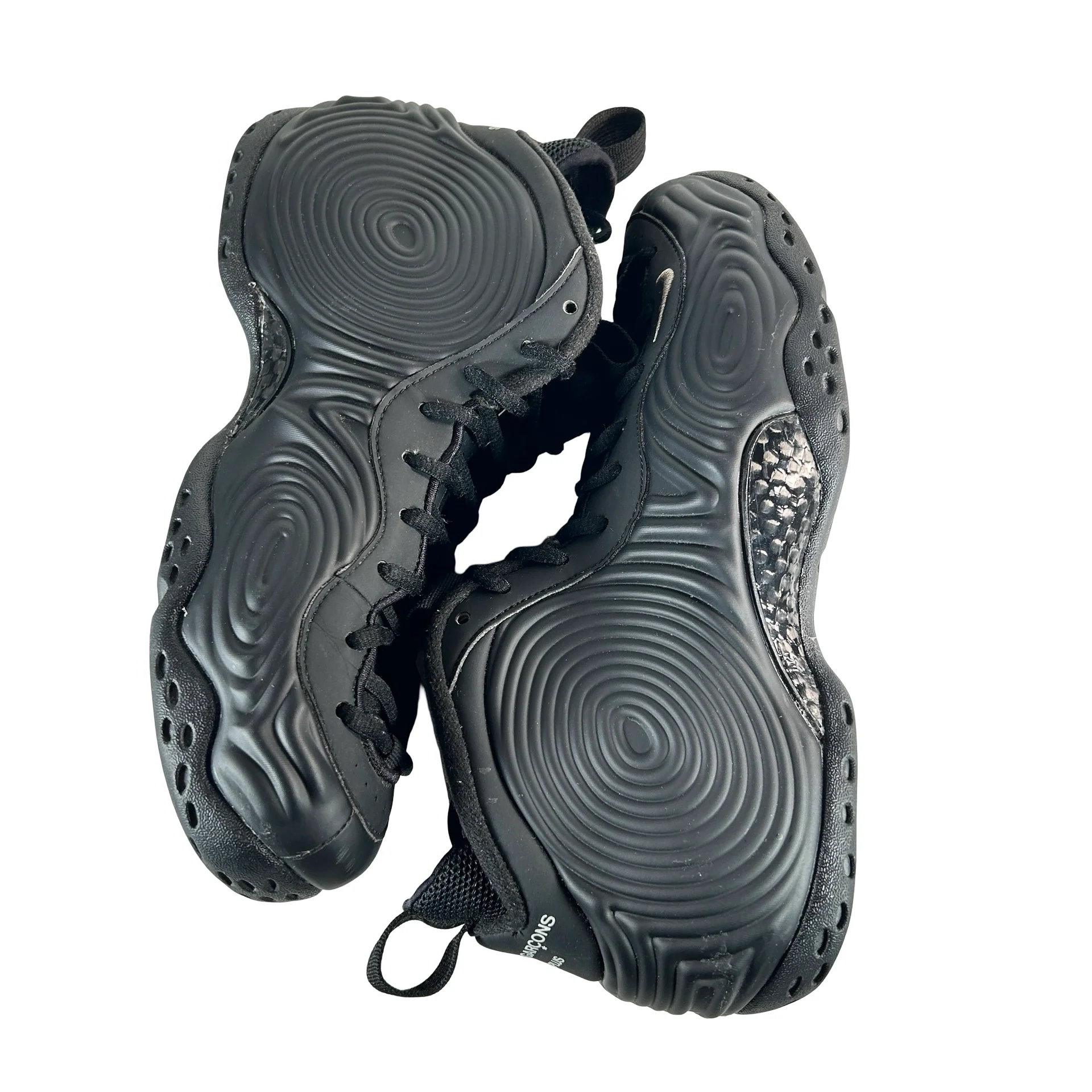 DJ7952 001 Nike Air Foamposite One Comme des Garcons Homme Plus Black [USED] - 9 M (Used2) - Image 5