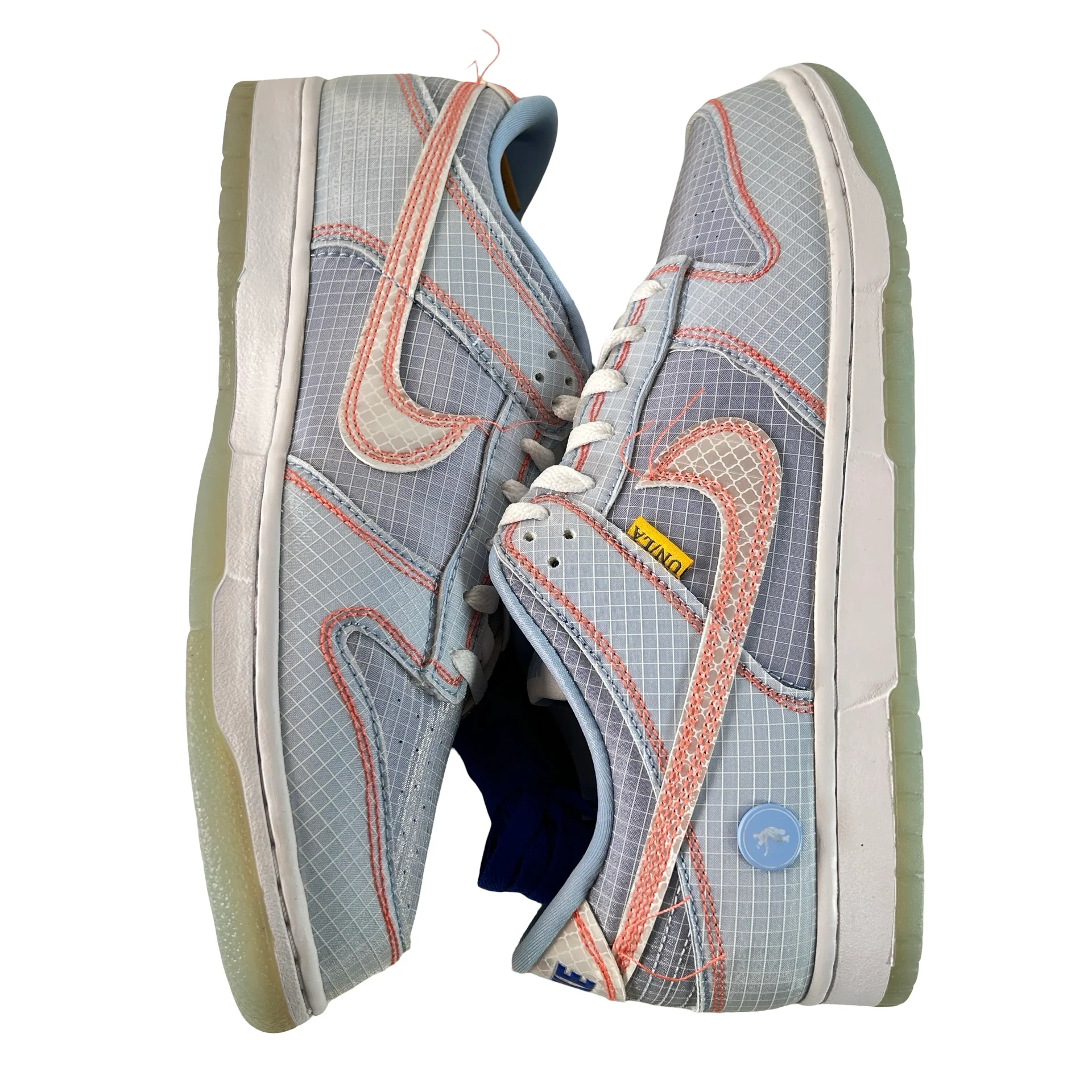 DJ9649 400 Nike Dunk Low Union Passport Pack Argon - 10.5 M (Yellowing2) - Image 5