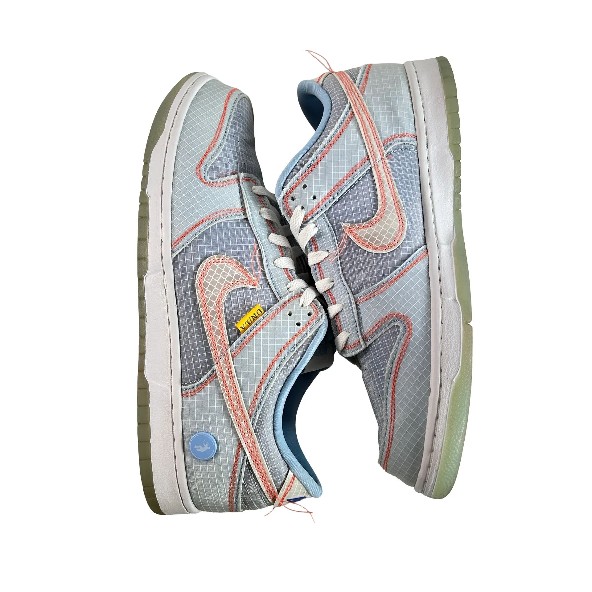 DJ9649 400 Nike Dunk Low Union Passport Pack Argon [USED] - 11 M (Used) - Image 4