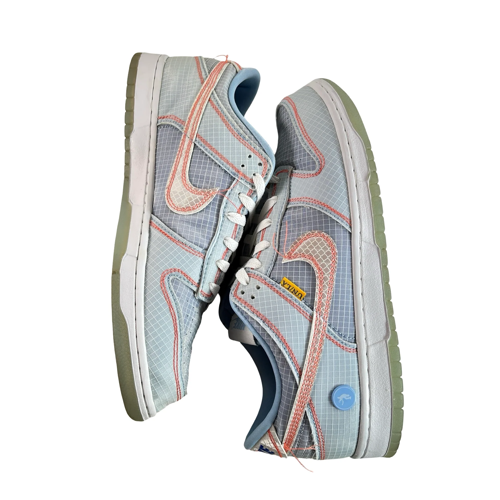 DJ9649 400 Nike Dunk Low Union Passport Pack Argon [USED] - 11 M (Used) - Image 5