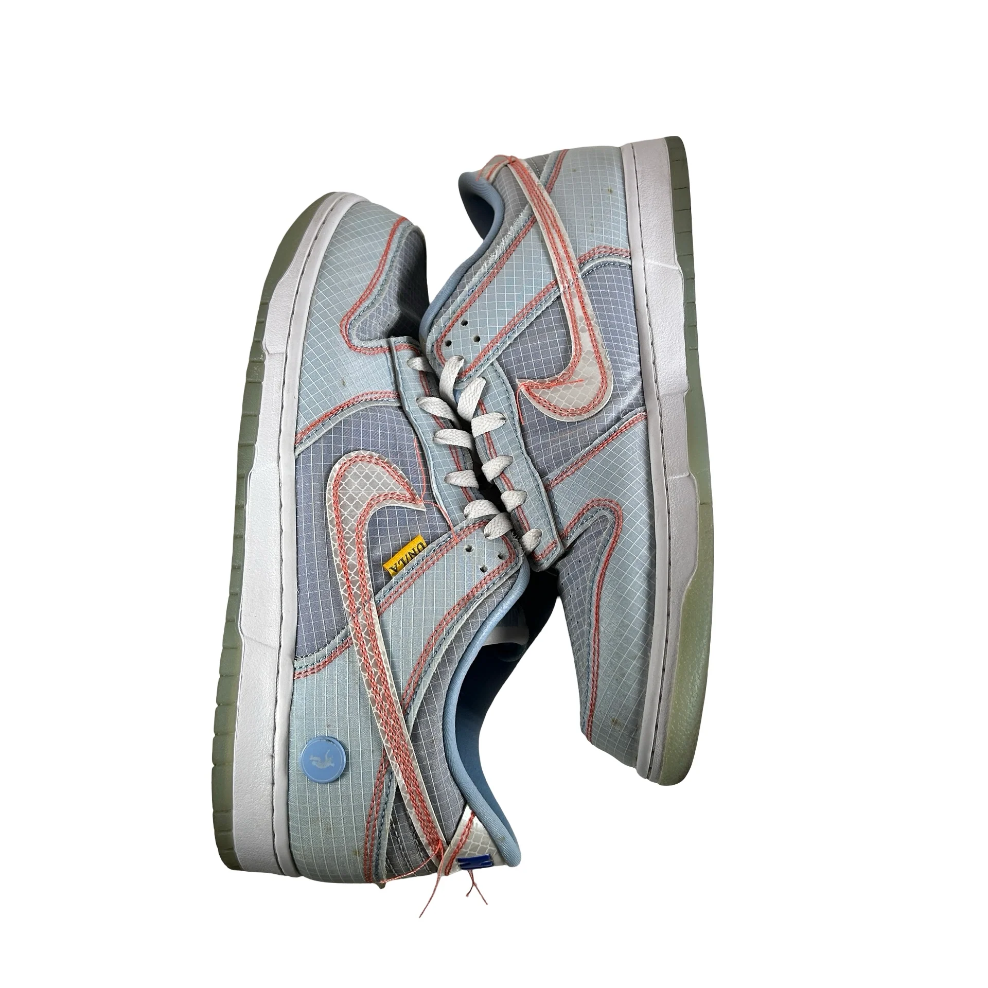 DJ9649 400 Nike Dunk Low Union Passport Pack Argon [USED] - 12.5 M (Used) - Image 4