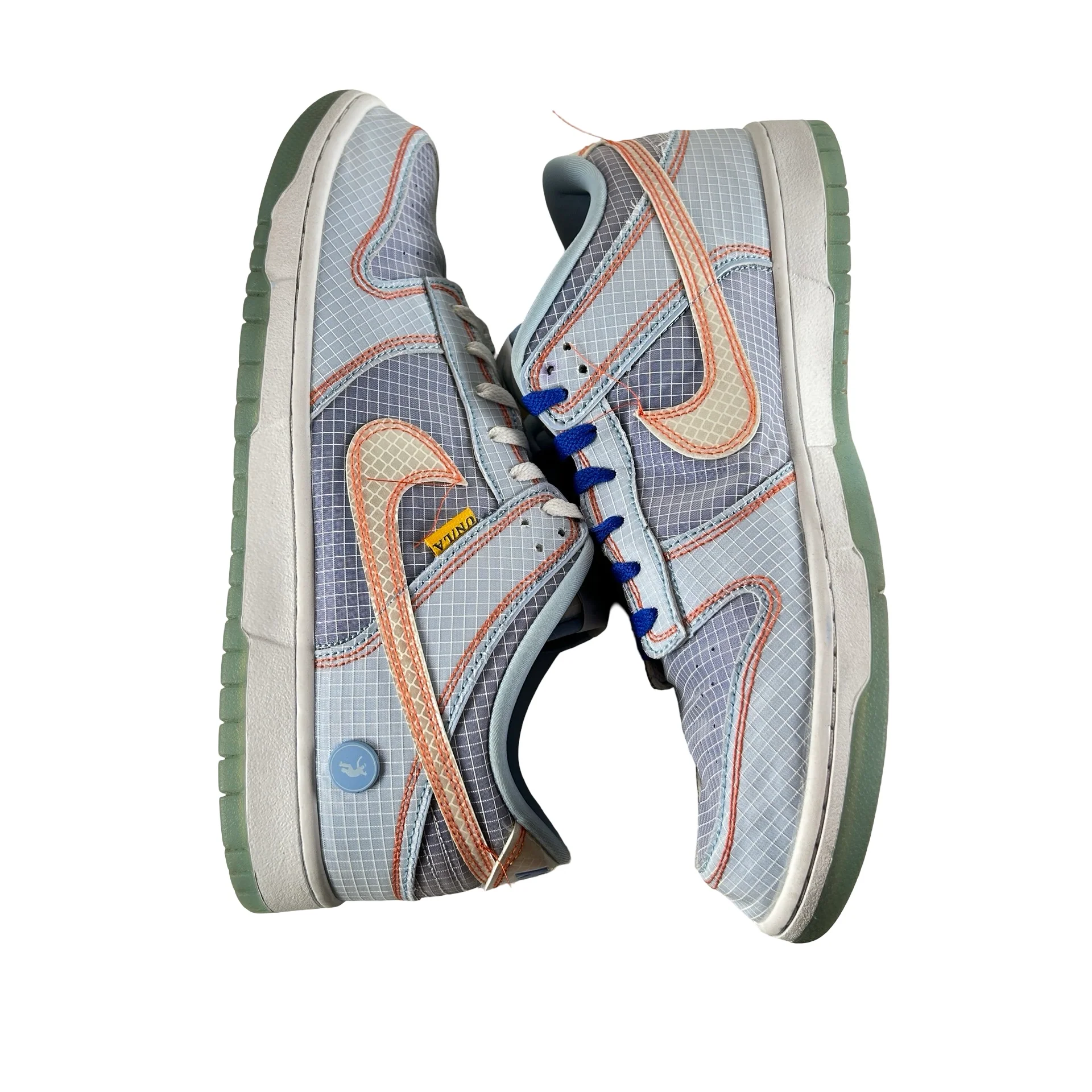 DJ9649 400 Nike Dunk Low Union Passport Pack Argon [USED] - 13 M (Used) - Image 4