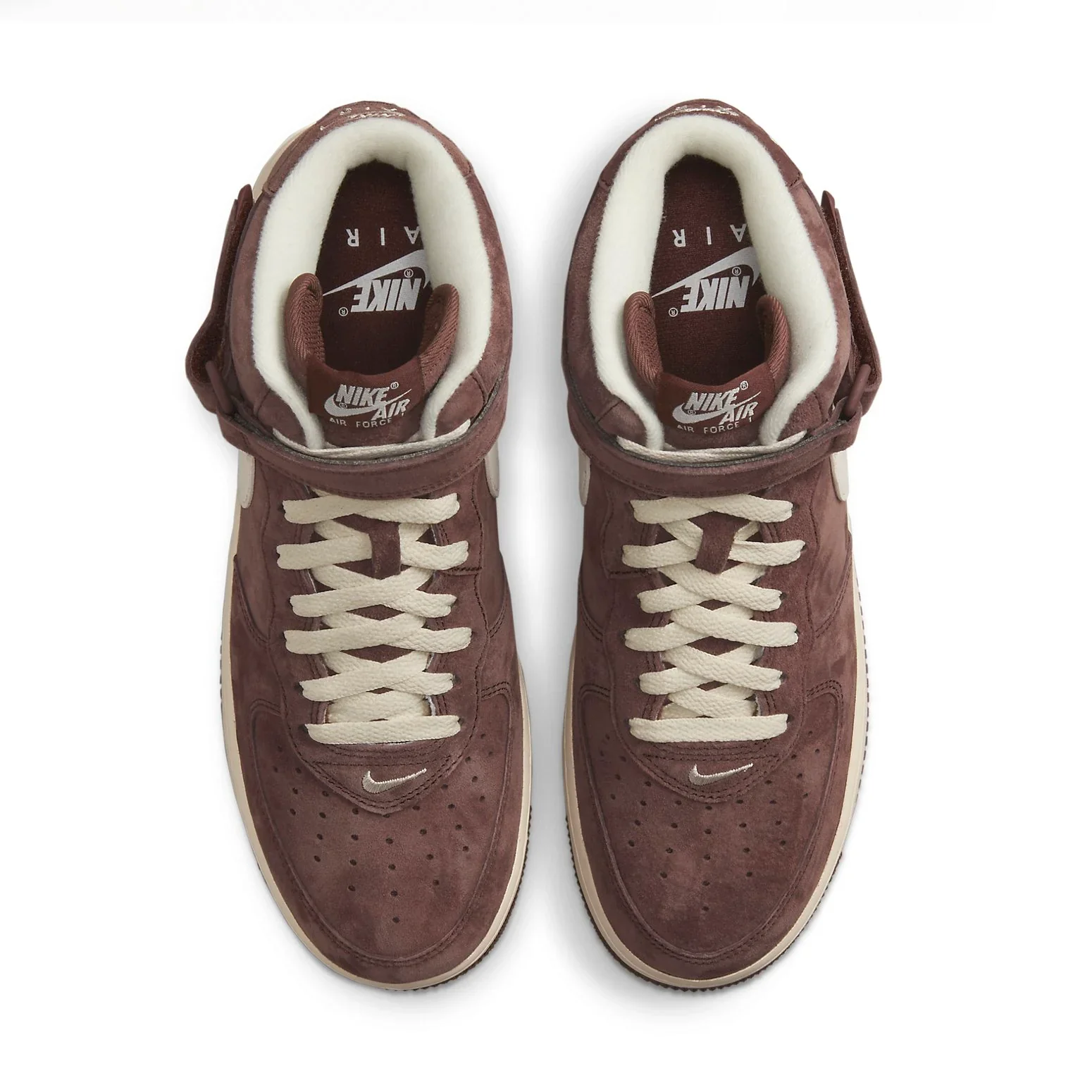 DM0107 200 Nike Air Force 1 Mid QS Chocolate - Image 4