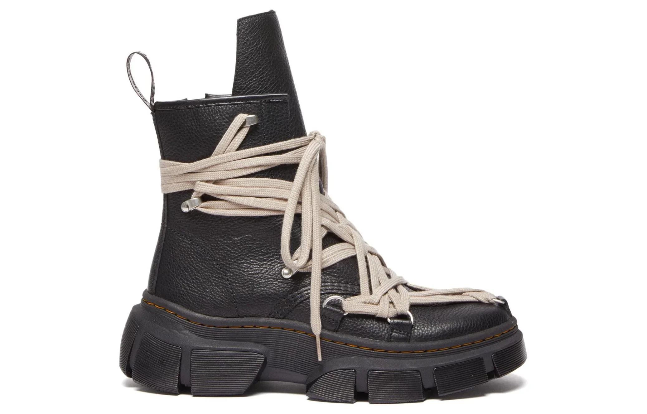 DM01D7809 2001 09 Dr. Martens 1460 DMXL Mega Lace Boot Rick Owens Black - Image 2