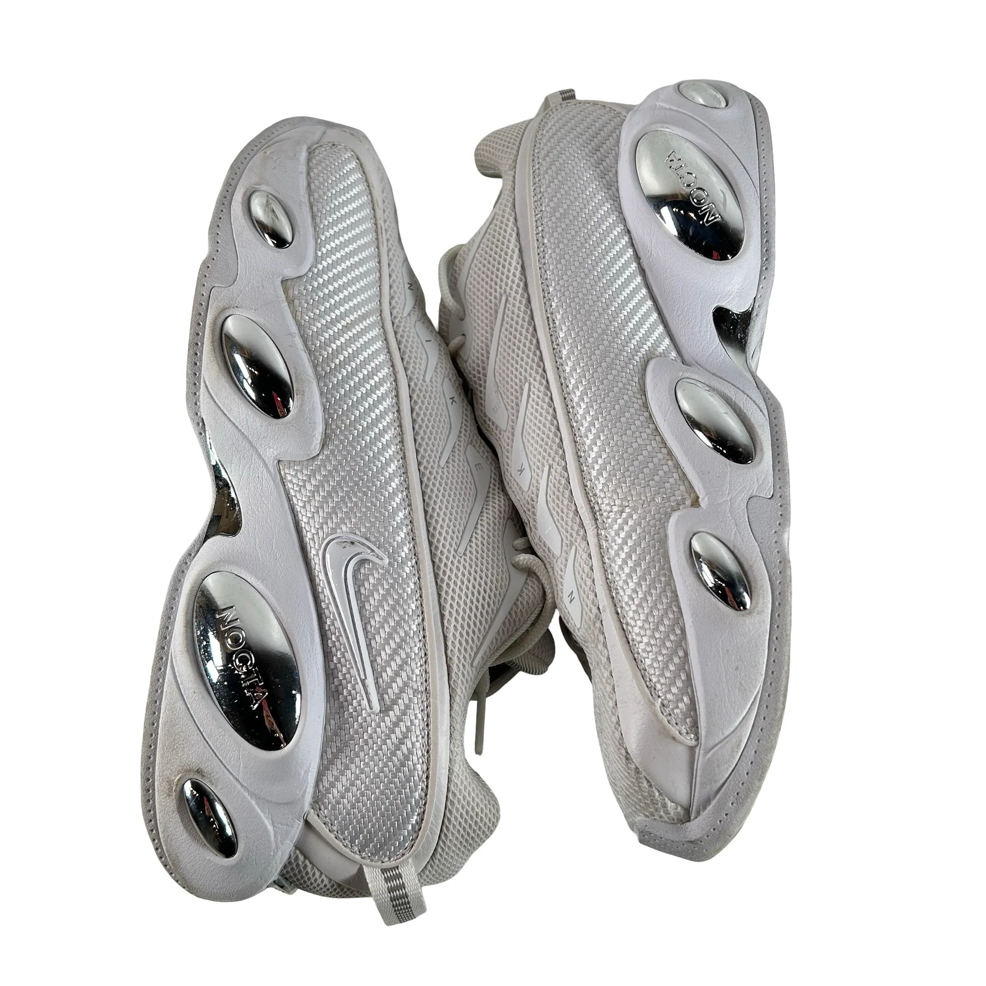 DM0879 100 Nike NOCTA Glide Drake White Chrome [USED] - 11 M (Used2) - Image 4
