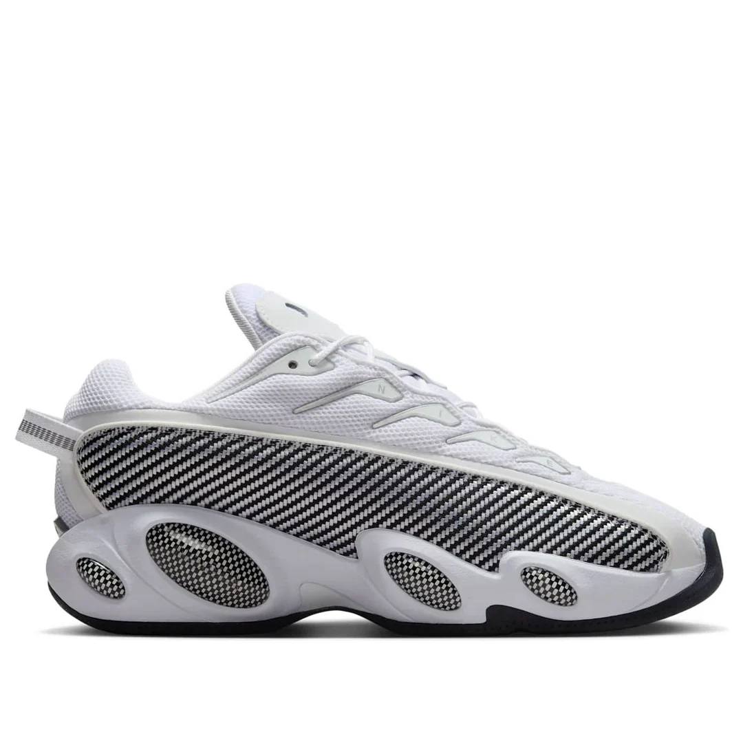 DM0879 101 Nike NOCTA Glide Drake White Black - Image 2