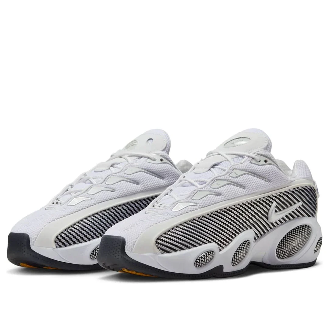 DM0879 101 Nike NOCTA Glide Drake White Black - Image 3