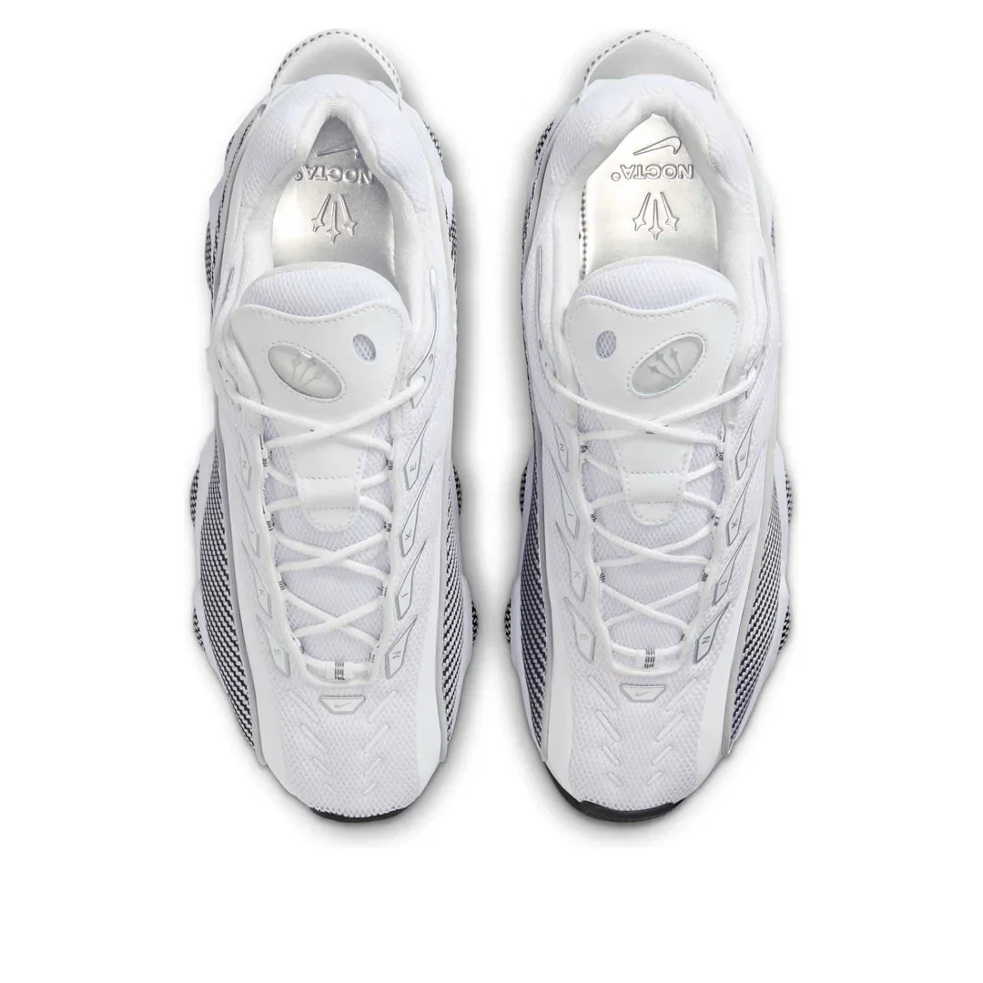 DM0879 101 Nike NOCTA Glide Drake White Black - Image 4