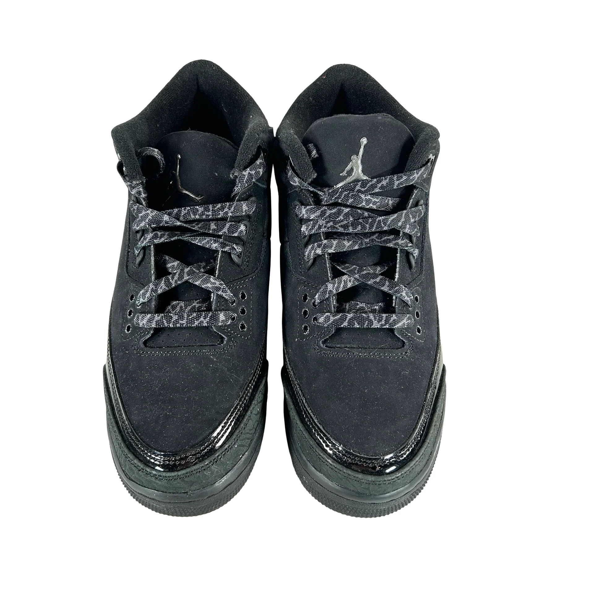 DM0967 001 Jordan 3 Retro Black Cat (2025) (GS) [USED] - 6.5 Y (Used) (No Box) - Image 2