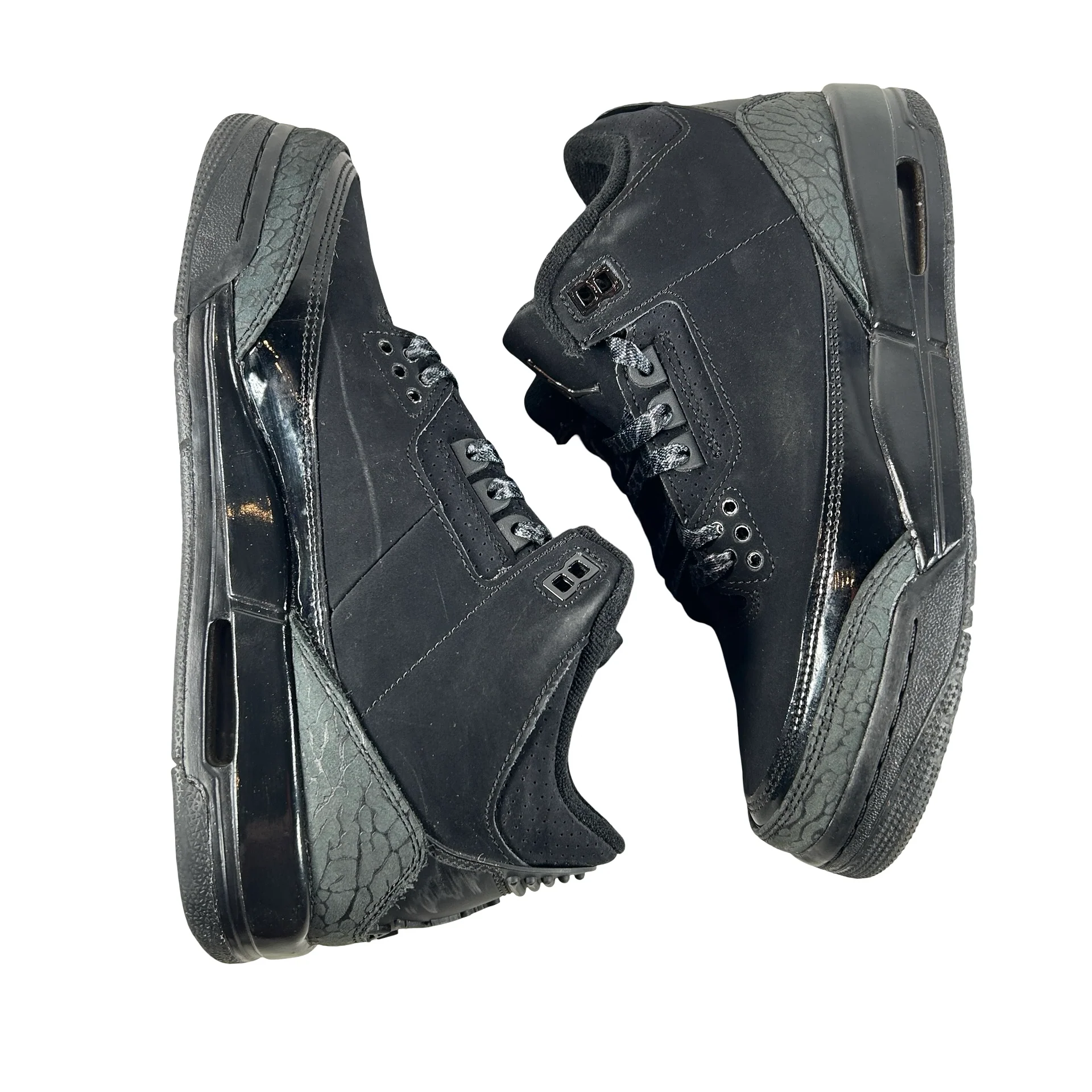 DM0967 001 Jordan 3 Retro Black Cat (2025) (GS) [USED] - 6.5 Y (Used2) (No Box2) - Image 5