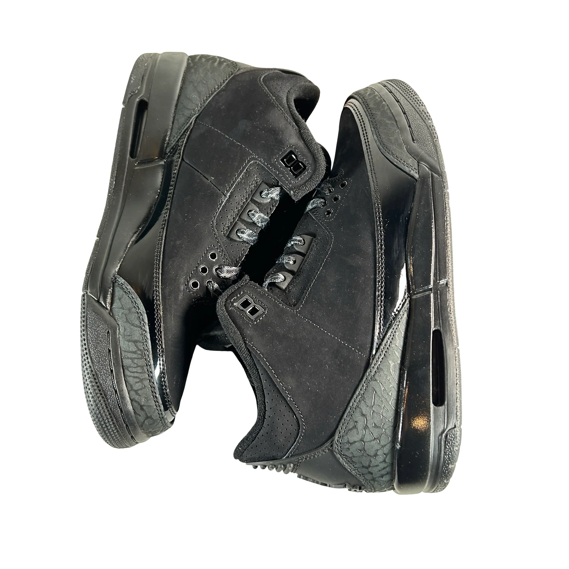DM0967 001 Jordan 3 Retro Black Cat (2025) (GS) [USED] - 7 Y (Used3) - Image 5