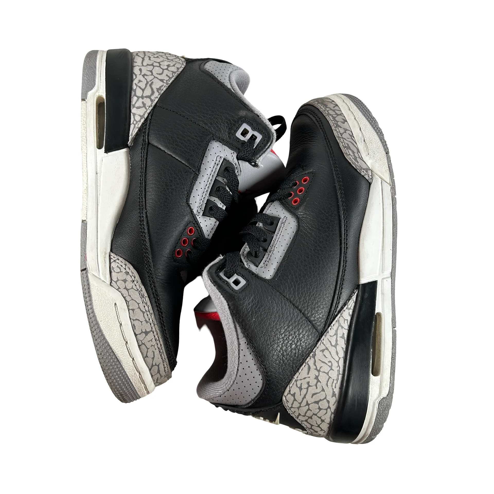 DM0967 010 Jordan 3 Retro Black Cement (2024) (GS) [USED] - 4.5 Y (Used) - Image 5