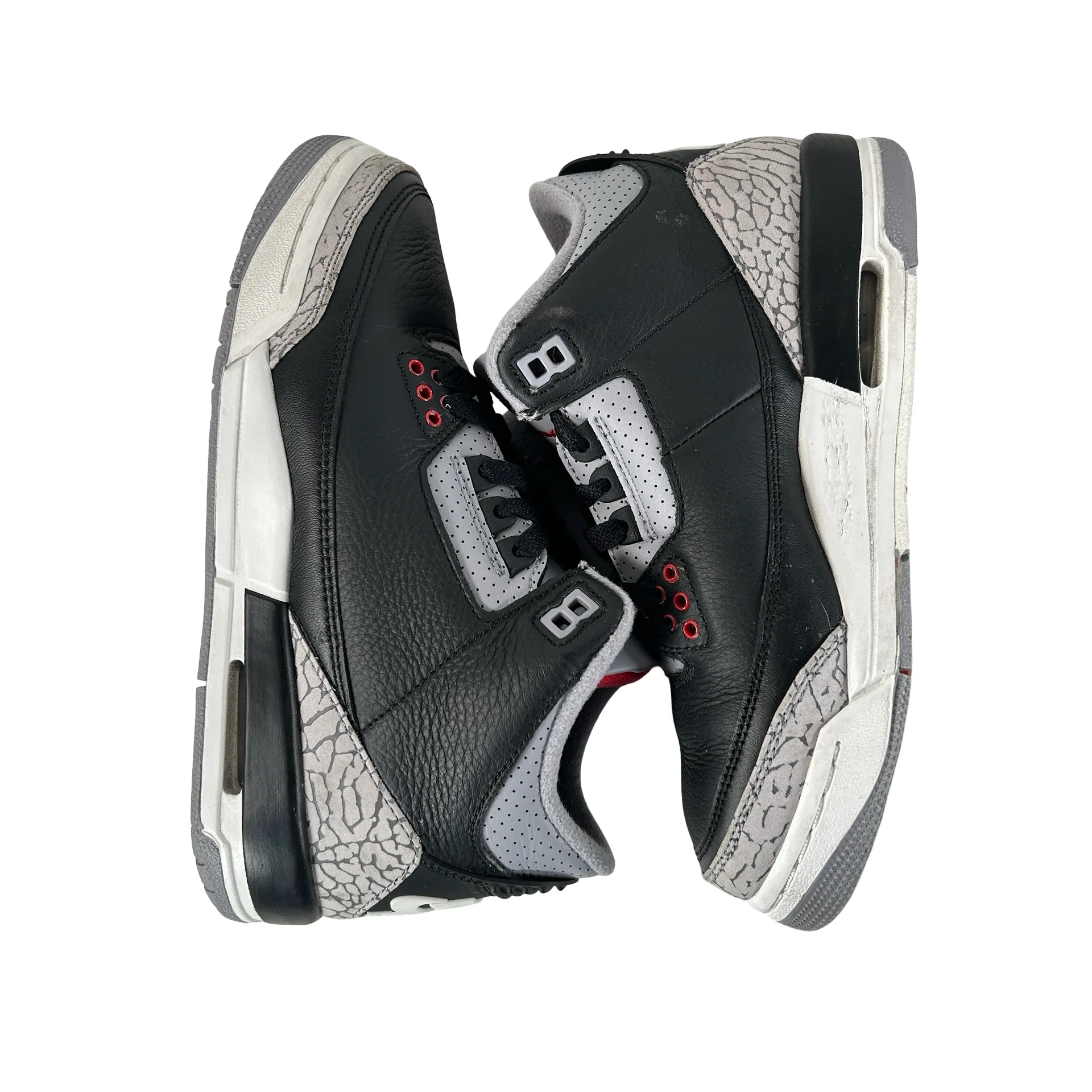 DM0967 010 Jordan 3 Retro Black Cement (2024) (GS) [USED] - 5Y (Replace Box) - Image 4