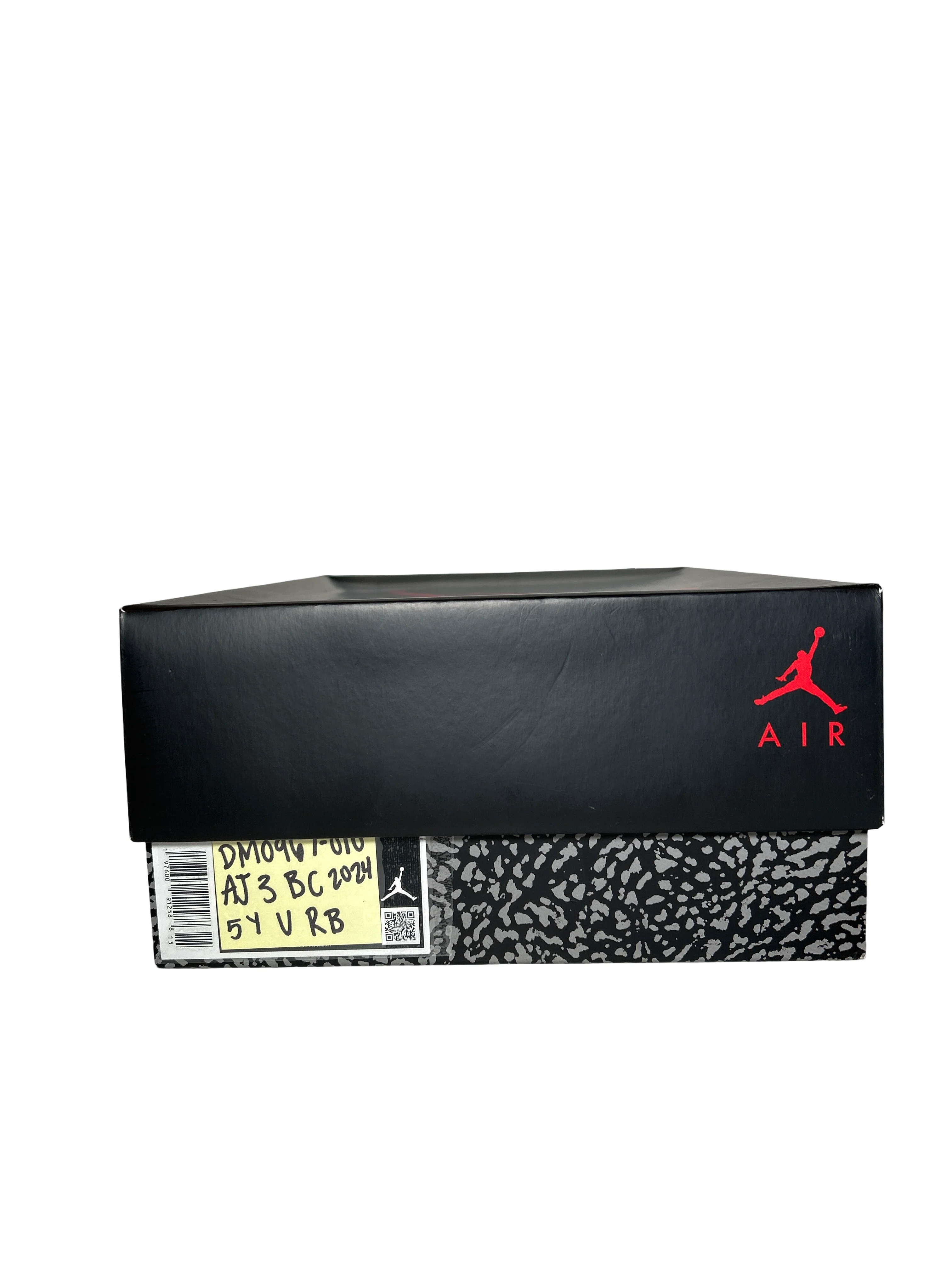 DM0967 010 Jordan 3 Retro Black Cement (2024) (GS) [USED] - 5Y (Replace Box) - Image 7