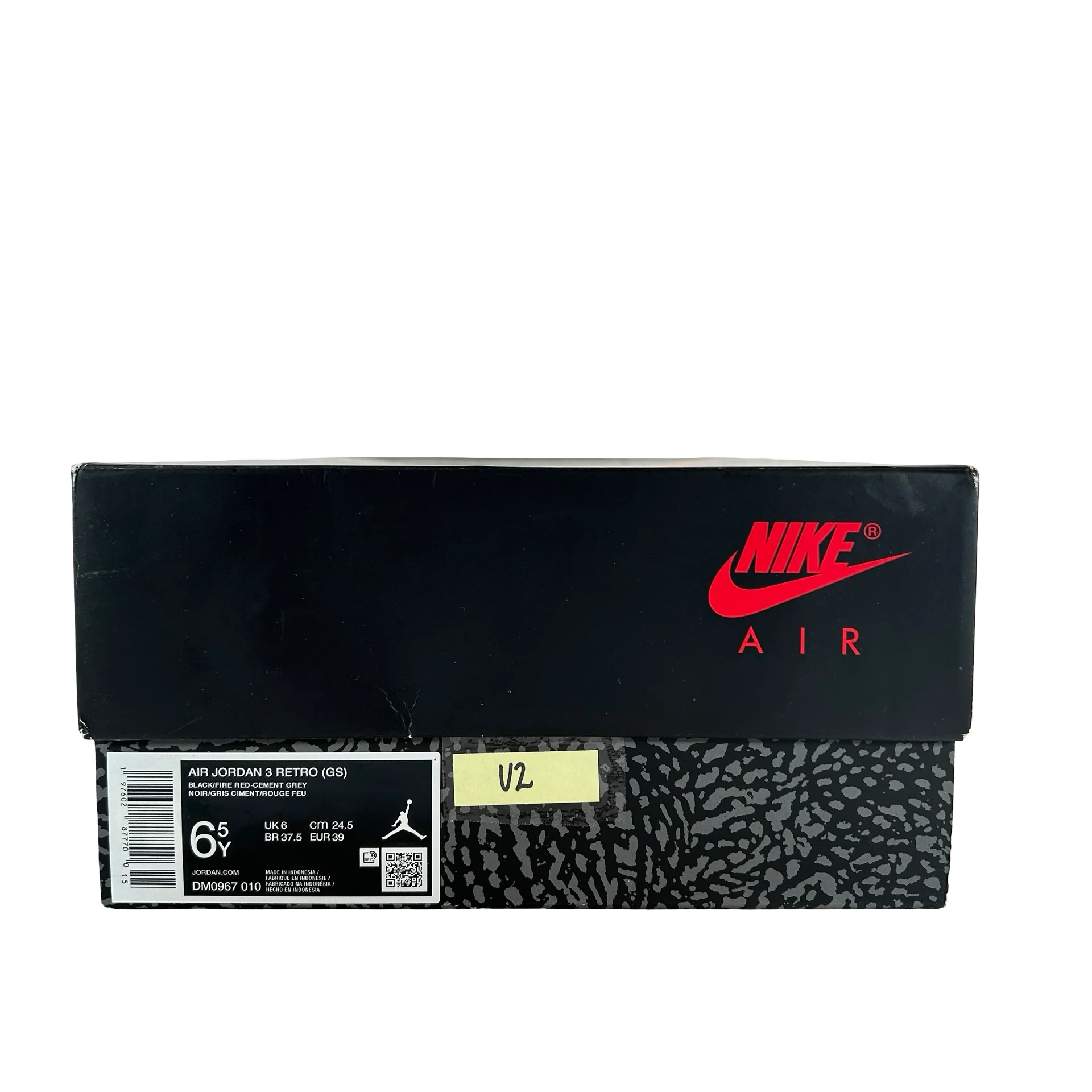 DM0967 010 Jordan 3 Retro Black Cement (2024) (GS) [USED] - 6.5 Y (Used2) - Image 7