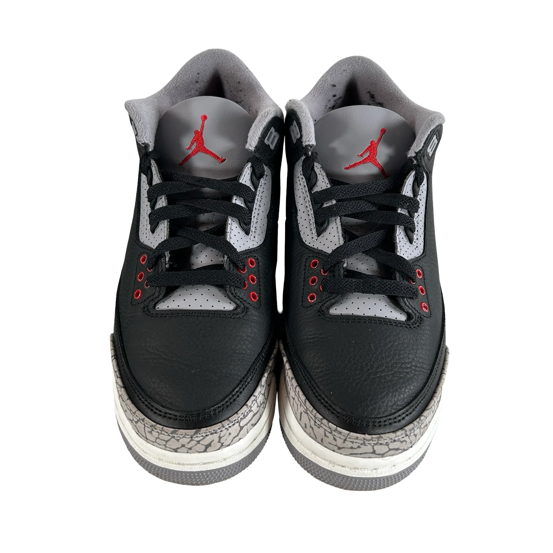 DM0967 010 Jordan 3 Retro Black Cement (2024) (GS) [USED] - 7 Y (Used3) - Image 2