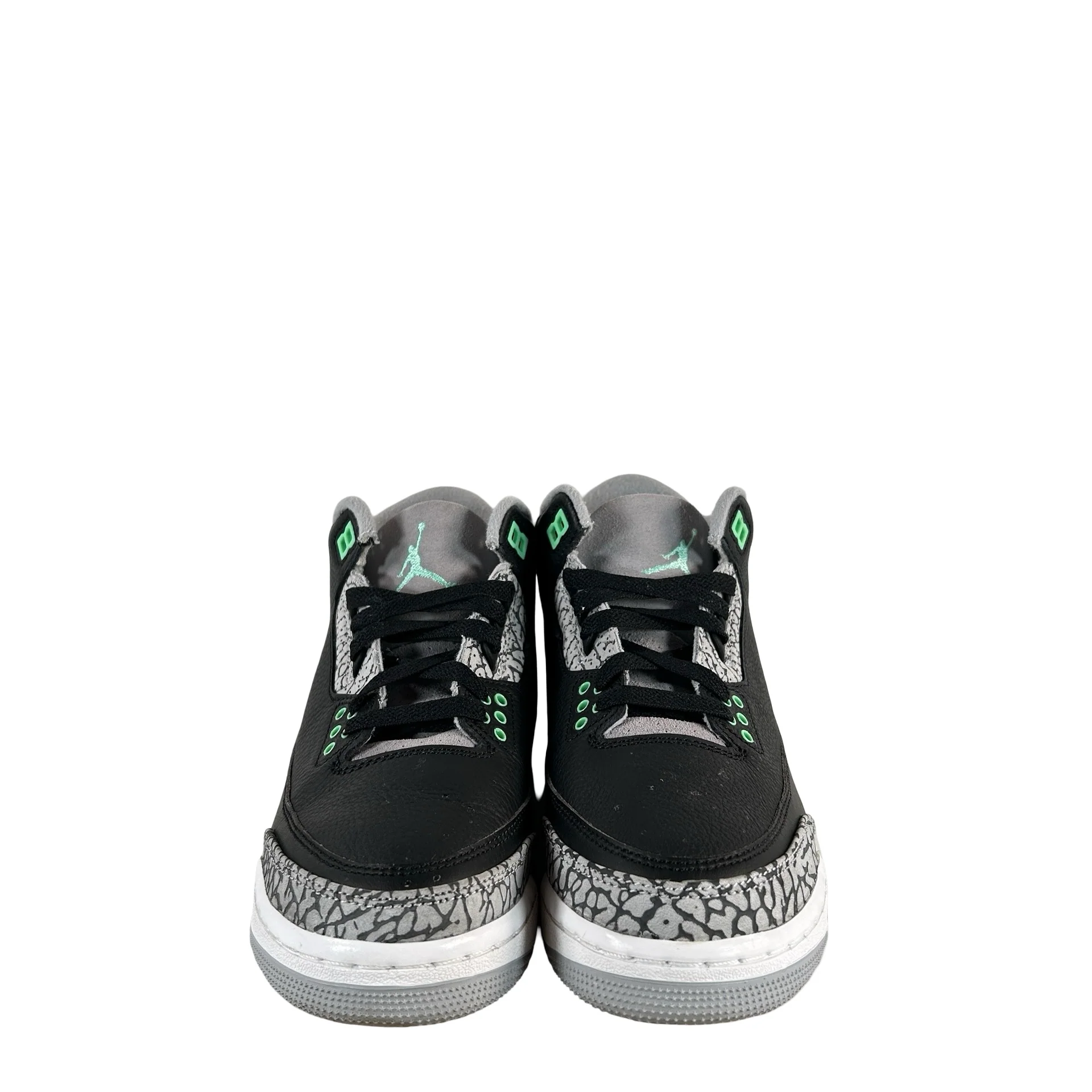 DM0967 031 Jordan 3 Retro Green Glow (GS) [USED] - 6.5 Y (Used) - Image 2
