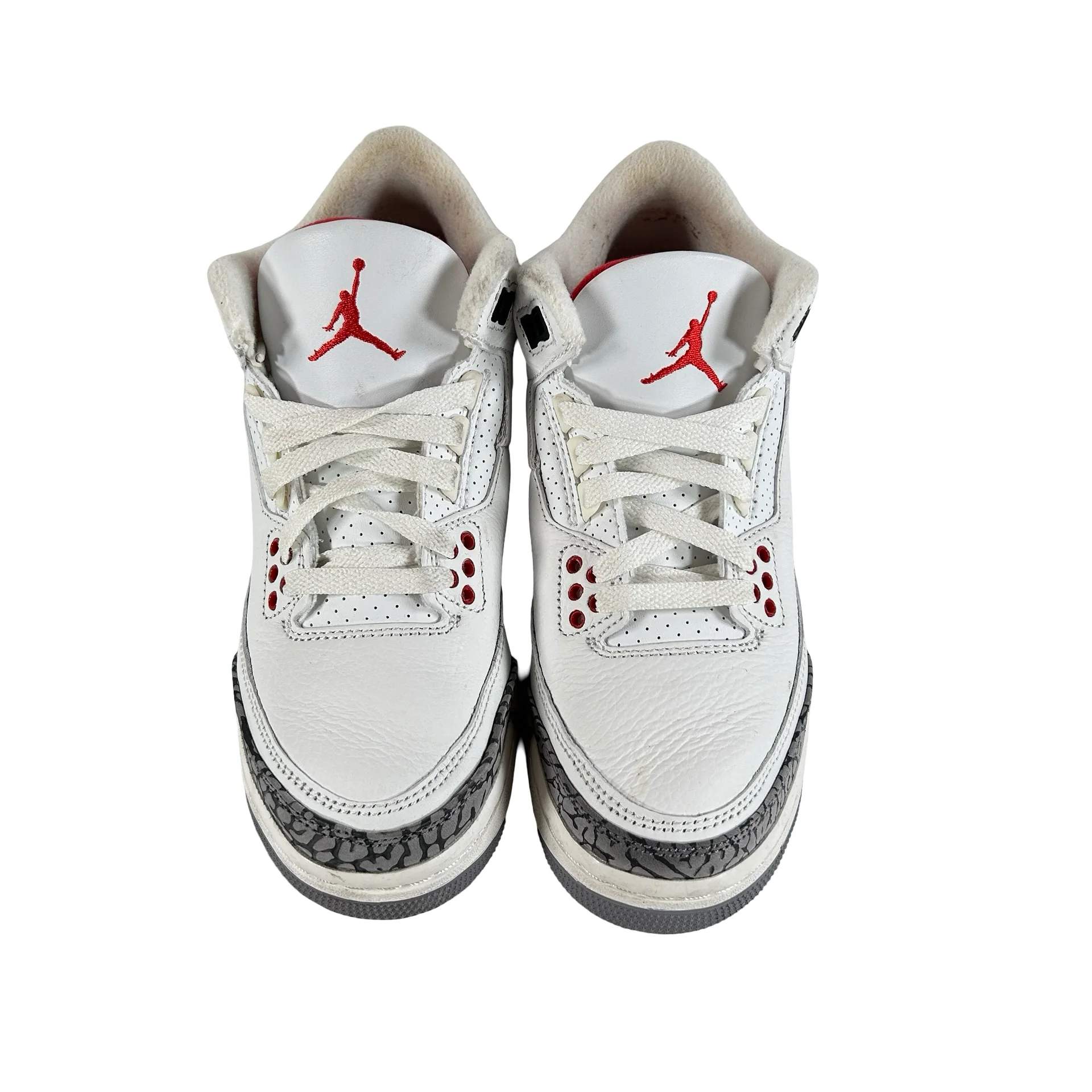 DM0967 100 Jordan 3 Retro White Cement Reimagined (GS) [USED] - 4 Y (Used3) - Image 2