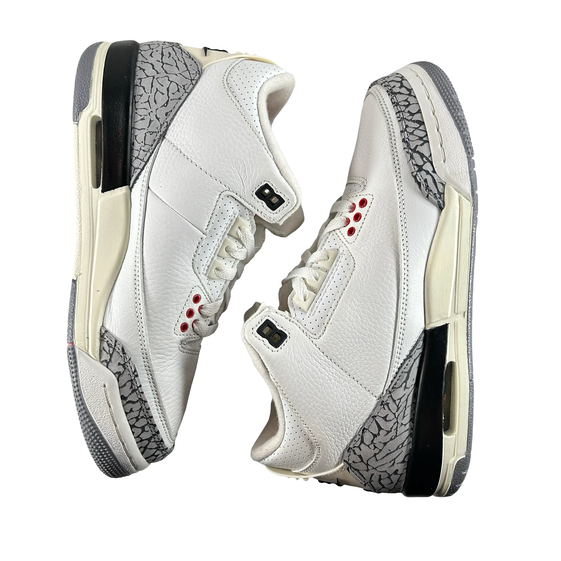 DM0967 100 Jordan 3 Retro White Cement Reimagined (GS) [USED]  - 6.5 Y (Used6) - Image 4