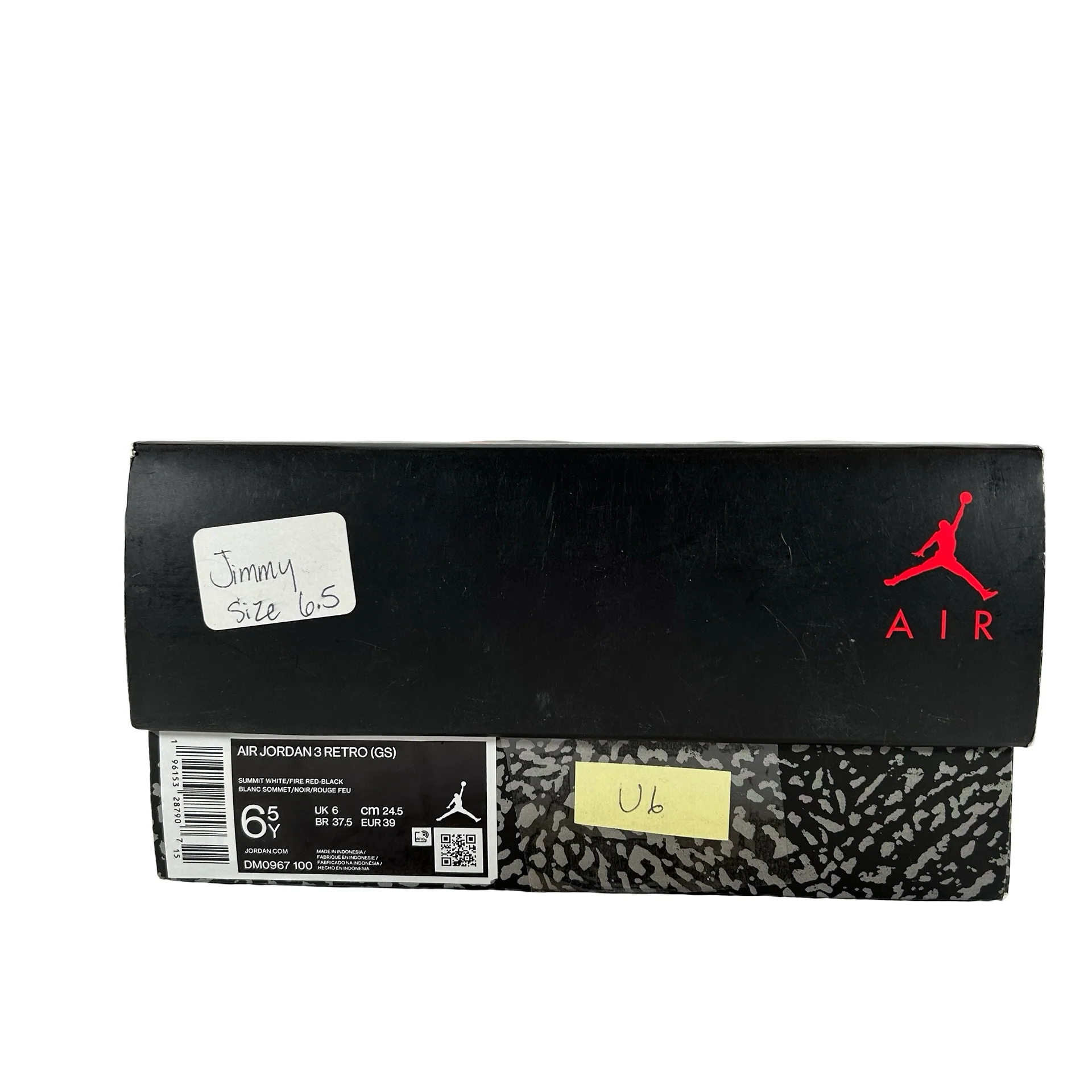 DM0967 100 Jordan 3 Retro White Cement Reimagined (GS) [USED]  - 6.5 Y (Used6) - Image 7