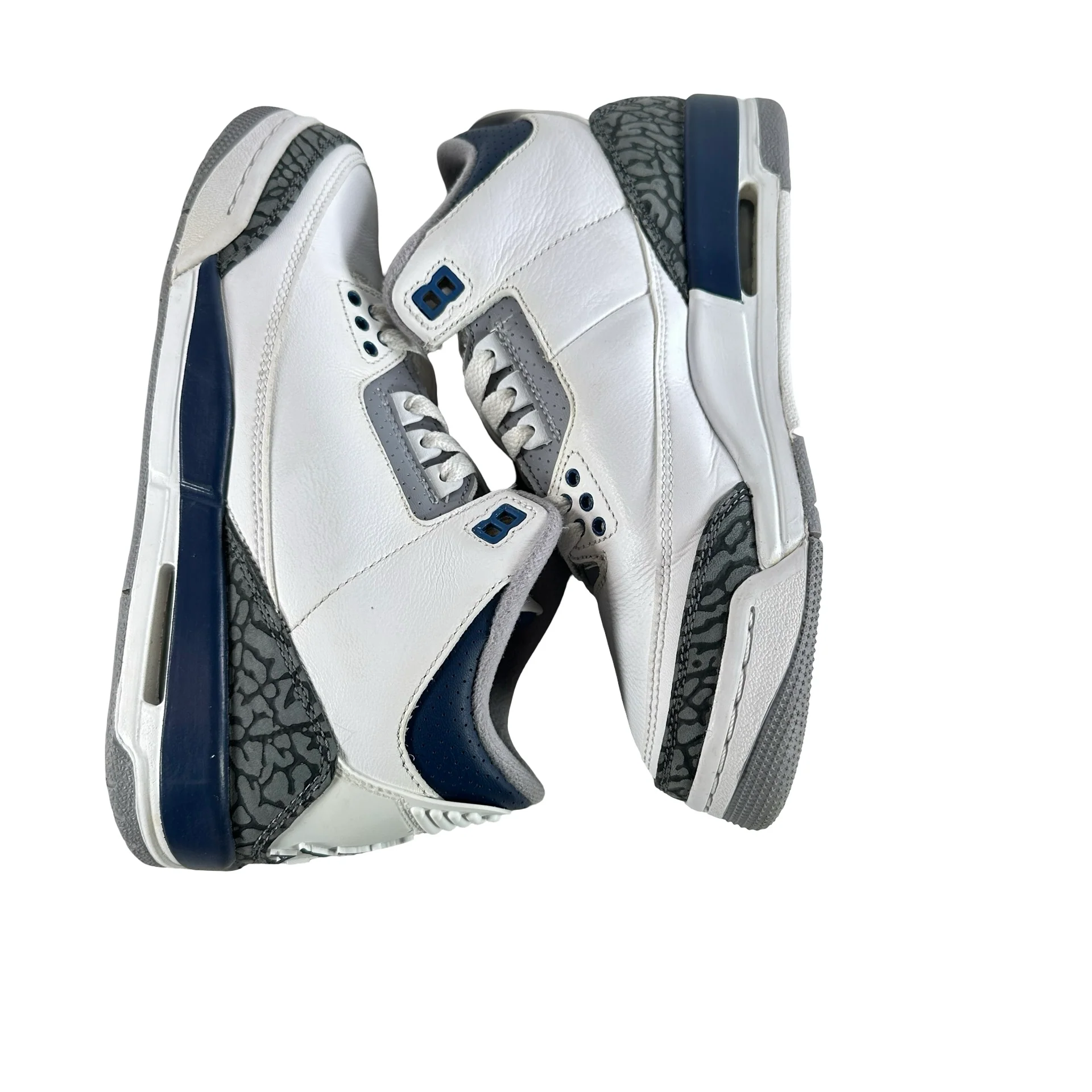 DM0967 140 Jordan 3 Retro Midnight Navy (GS) [USED] - 5.5 Y (Used) (No Box) - Image 4