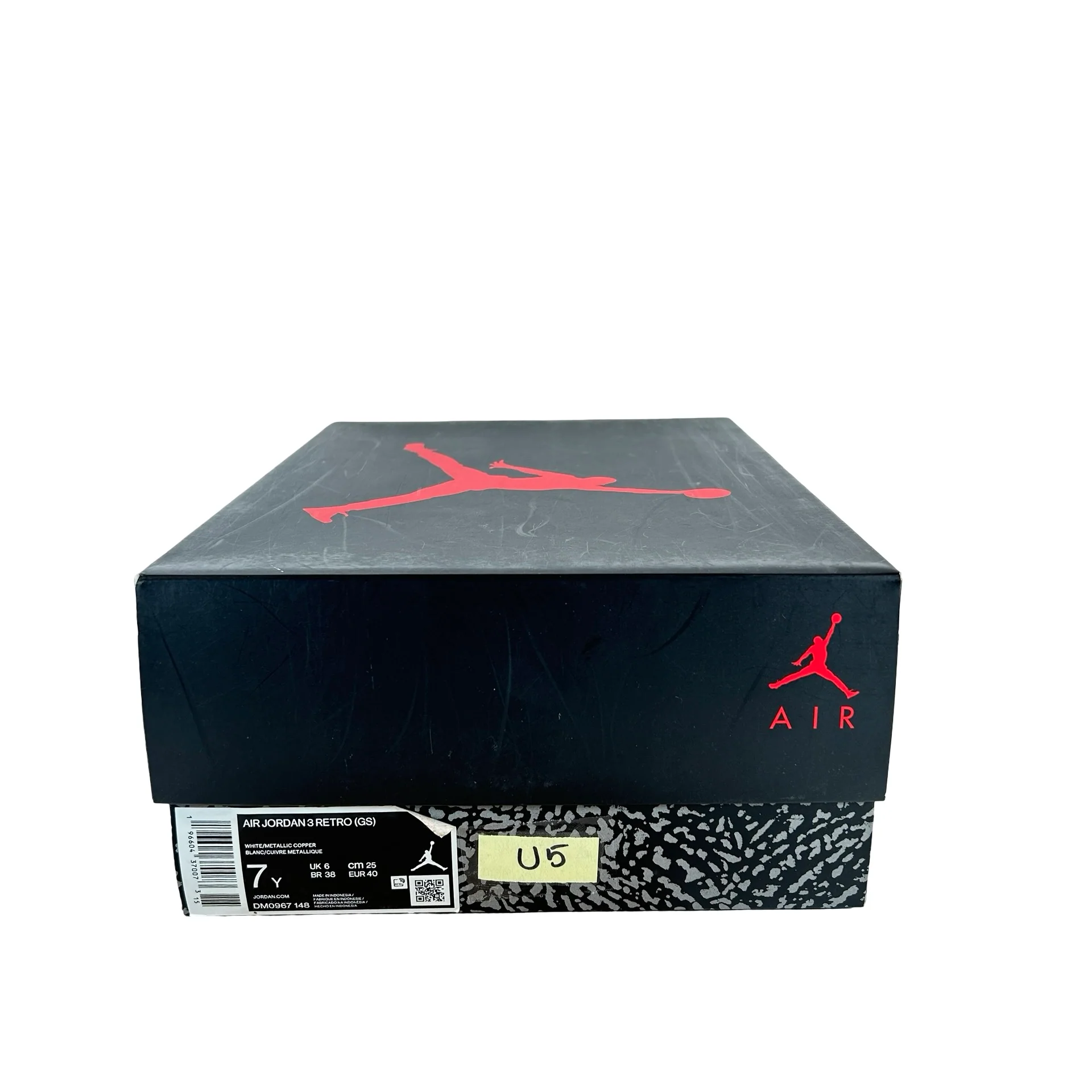 DM0967 148 Jordan 3 Retro Wizards (GS) [USED] - 7 Y (Used5) - Image 7