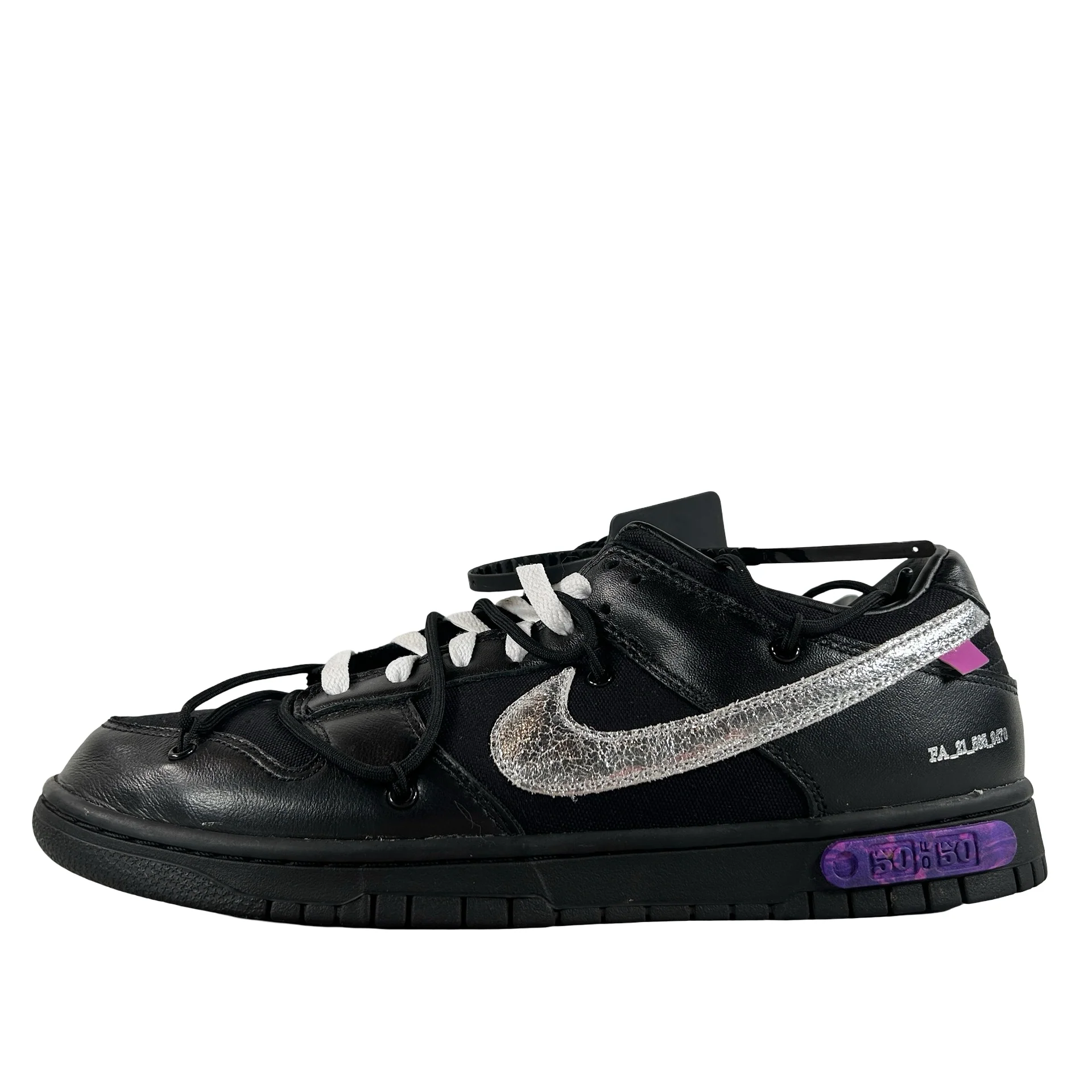 DM1602 001 Nike Dunk Low Off-White Lot 50 [USED] - 11.5 M (Used) (No Box)
