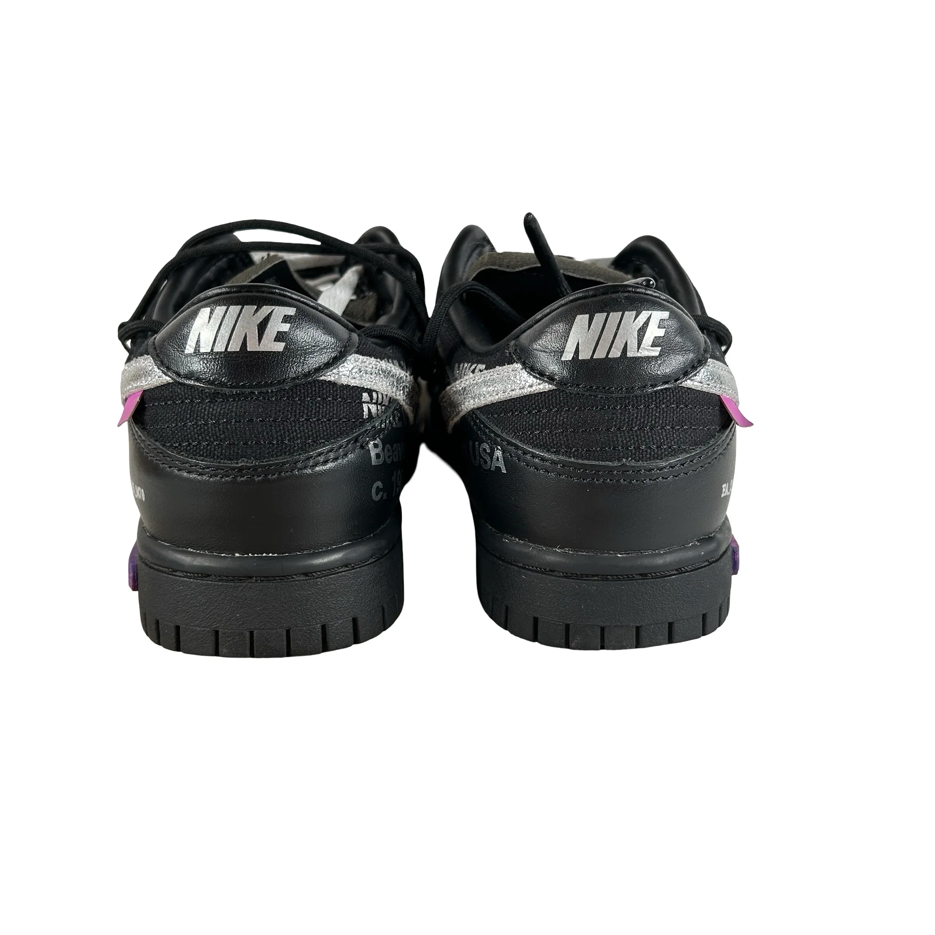 DM1602 001 Nike Dunk Low Off-White Lot 50 [USED] - 5.5 M (Used) - Image 3