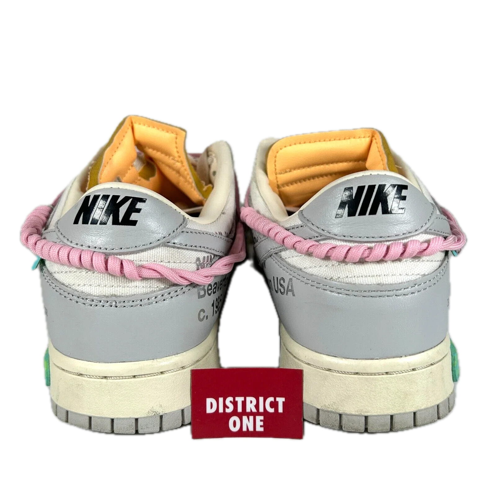 DM1602 109 Nike Dunk Low Off-White Lot 9 [USED] - 12 M (Used) - Image 3