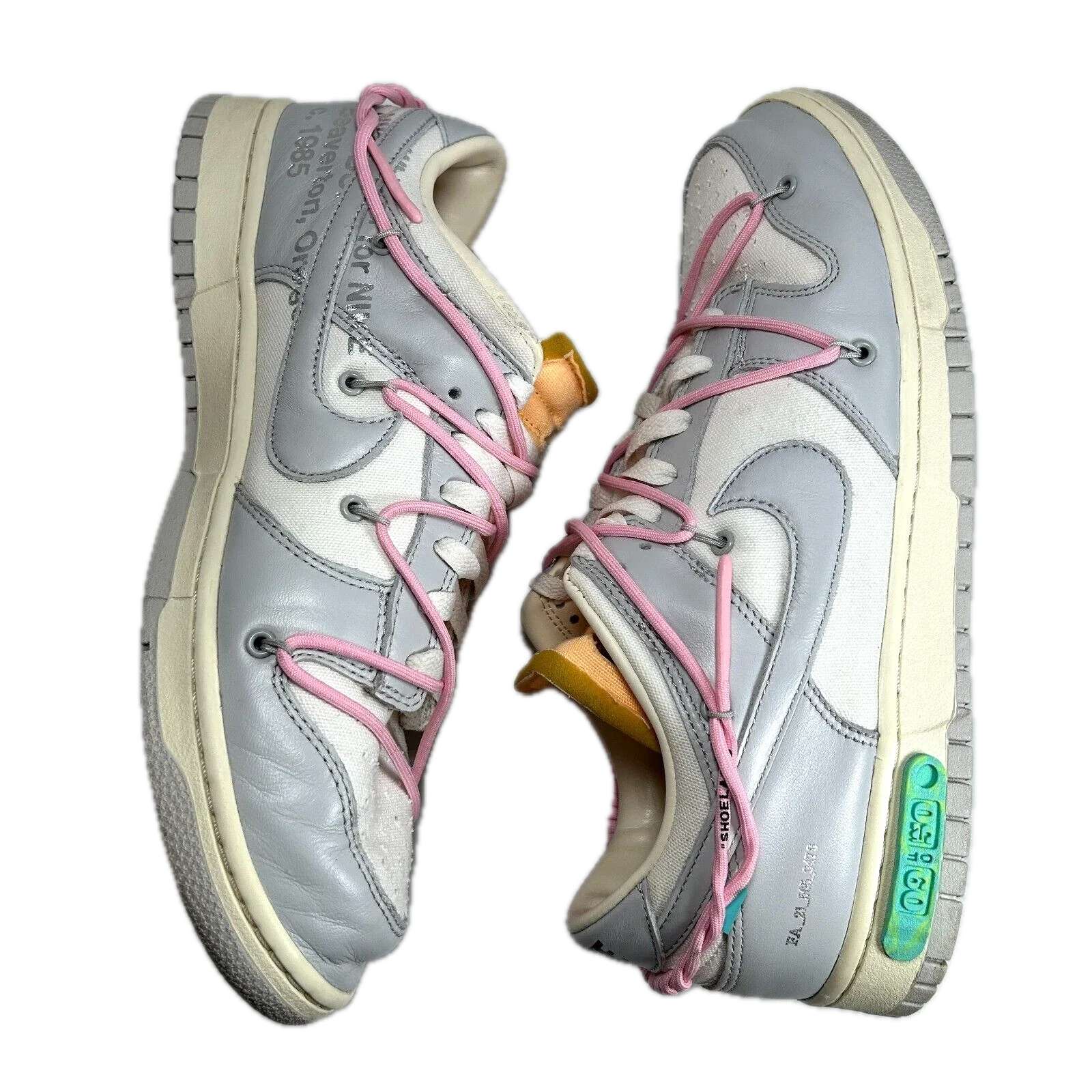 DM1602 109 Nike Dunk Low Off-White Lot 9 [USED] - 12 M (Used) - Image 5
