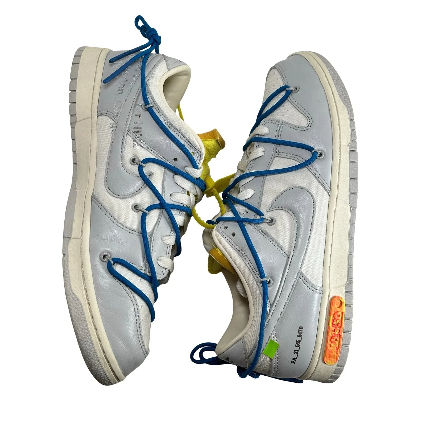 DM1602 112 Nike Dunk Low Off-White Lot 10 [USED] - 13 M (Used) (Replace Box) - Image 4