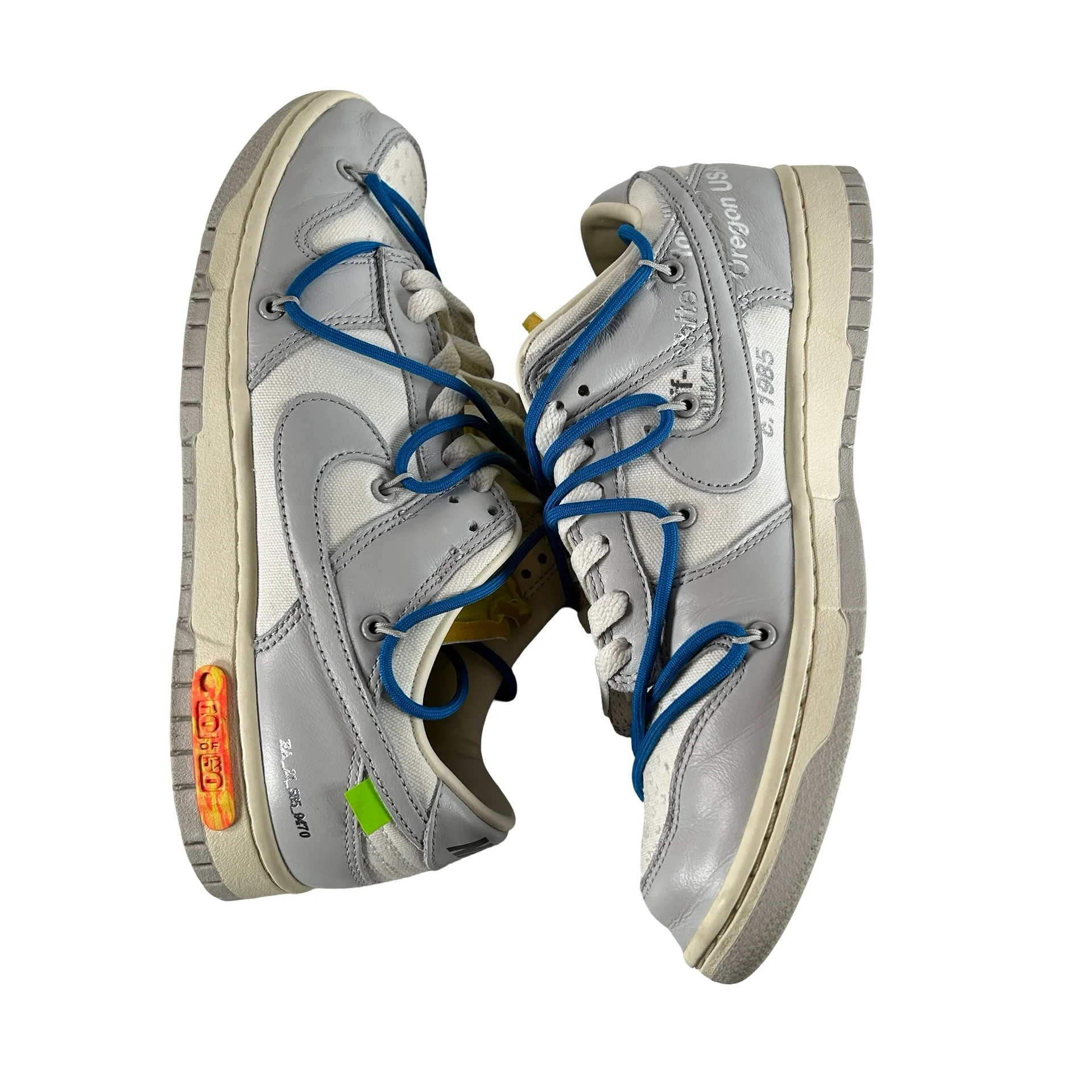 DM1602 112 Nike Dunk Low Off-White Lot 10 [USED] - 9 M (Used) - Image 4