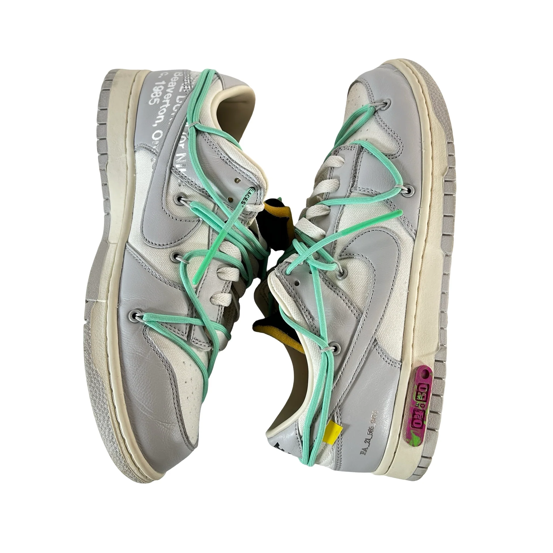 DM1602 114 Nike Dunk Low Off-White Lot 4 [USED] - 10 M (Used) - Image 4