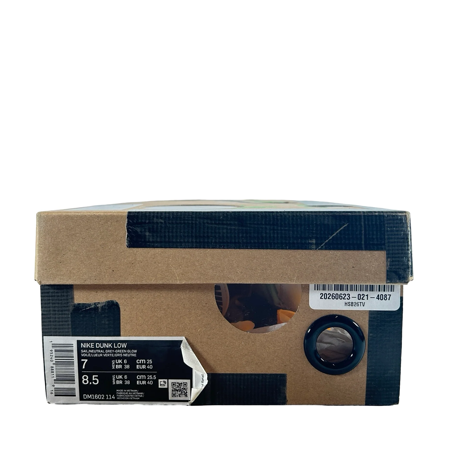 DM1602 114 Nike Dunk Low Off-White Lot 4 [USED] - 7 M (Used) - Image 7