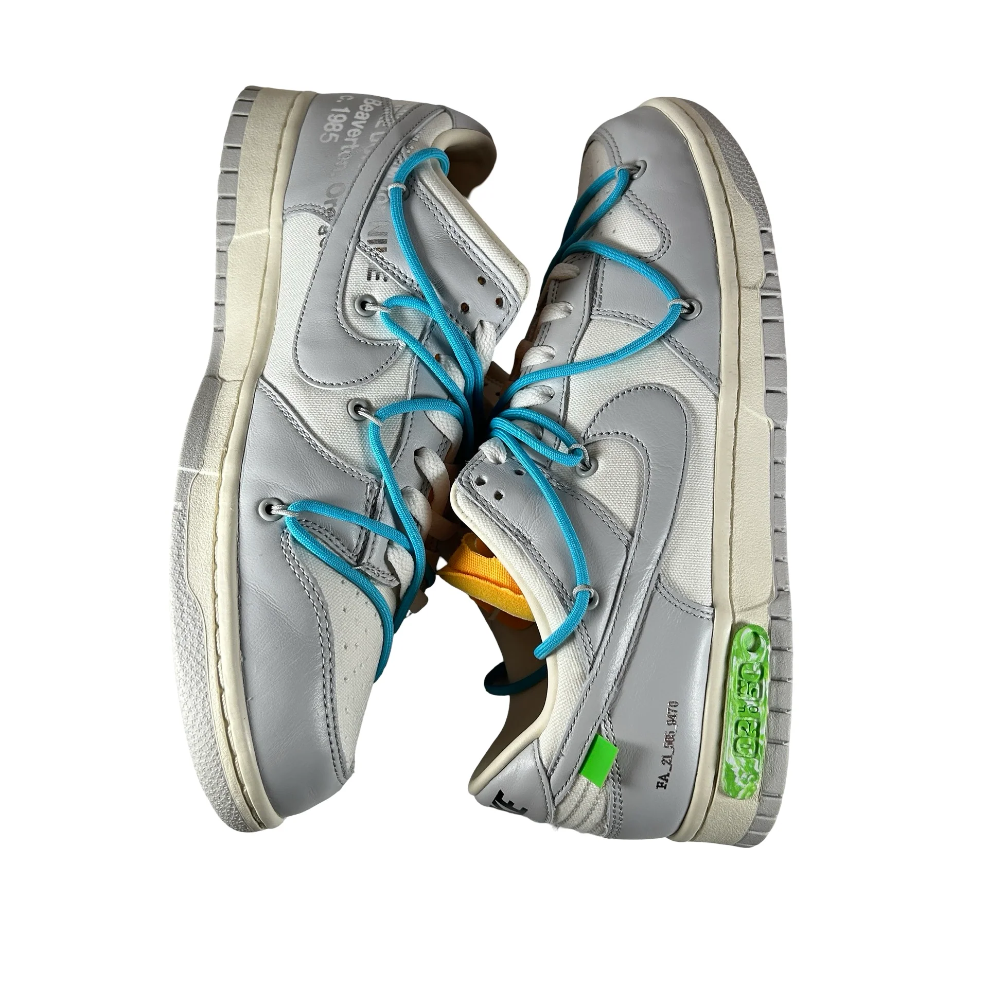 DM1602 115 Nike Dunk Low Off-White Lot 2 [USED] - 10.5 M (VNDS2) - Image 5