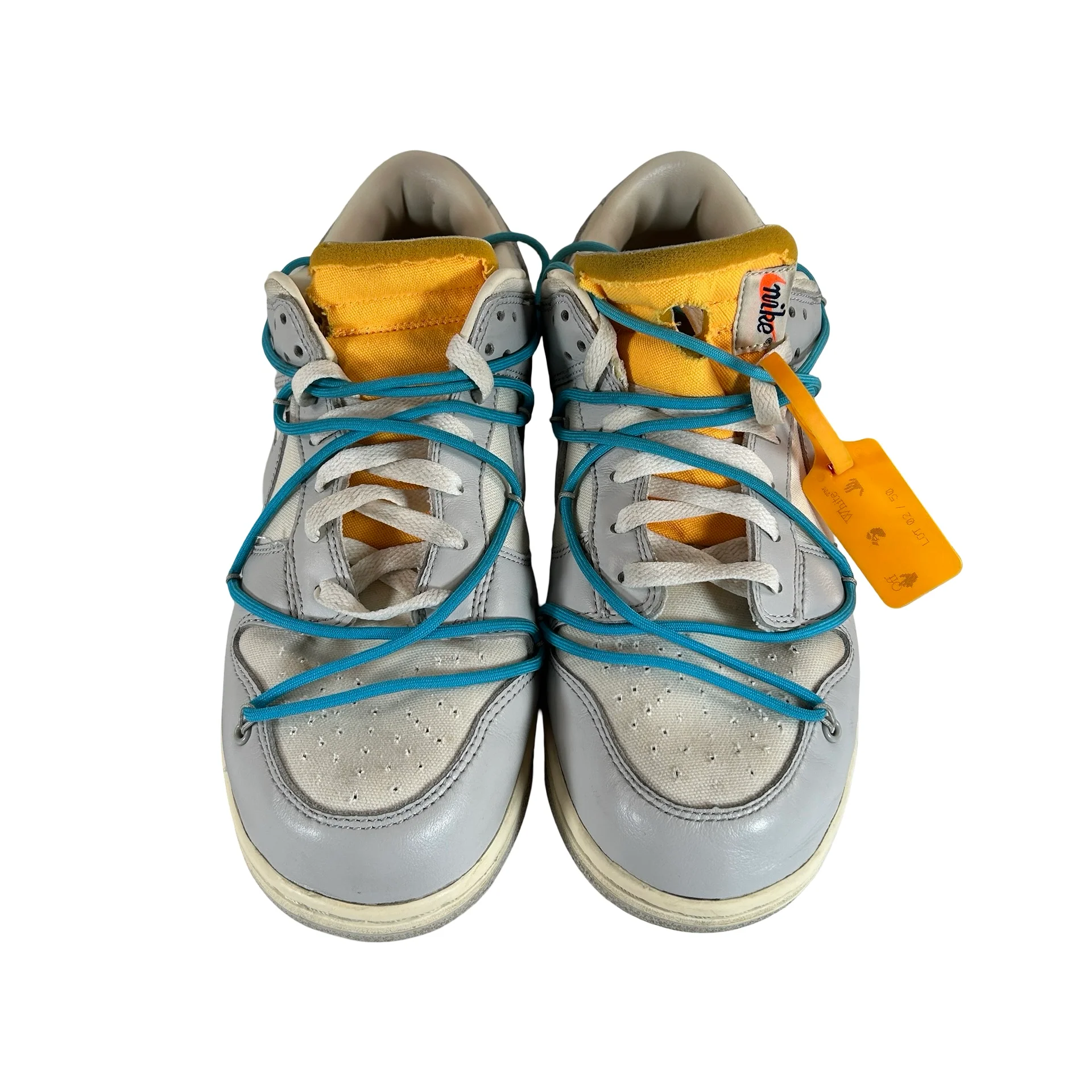 DM1602 115 Nike Dunk Low Off-White Lot 2 [USED] - 11.5 M (Used) - Image 2