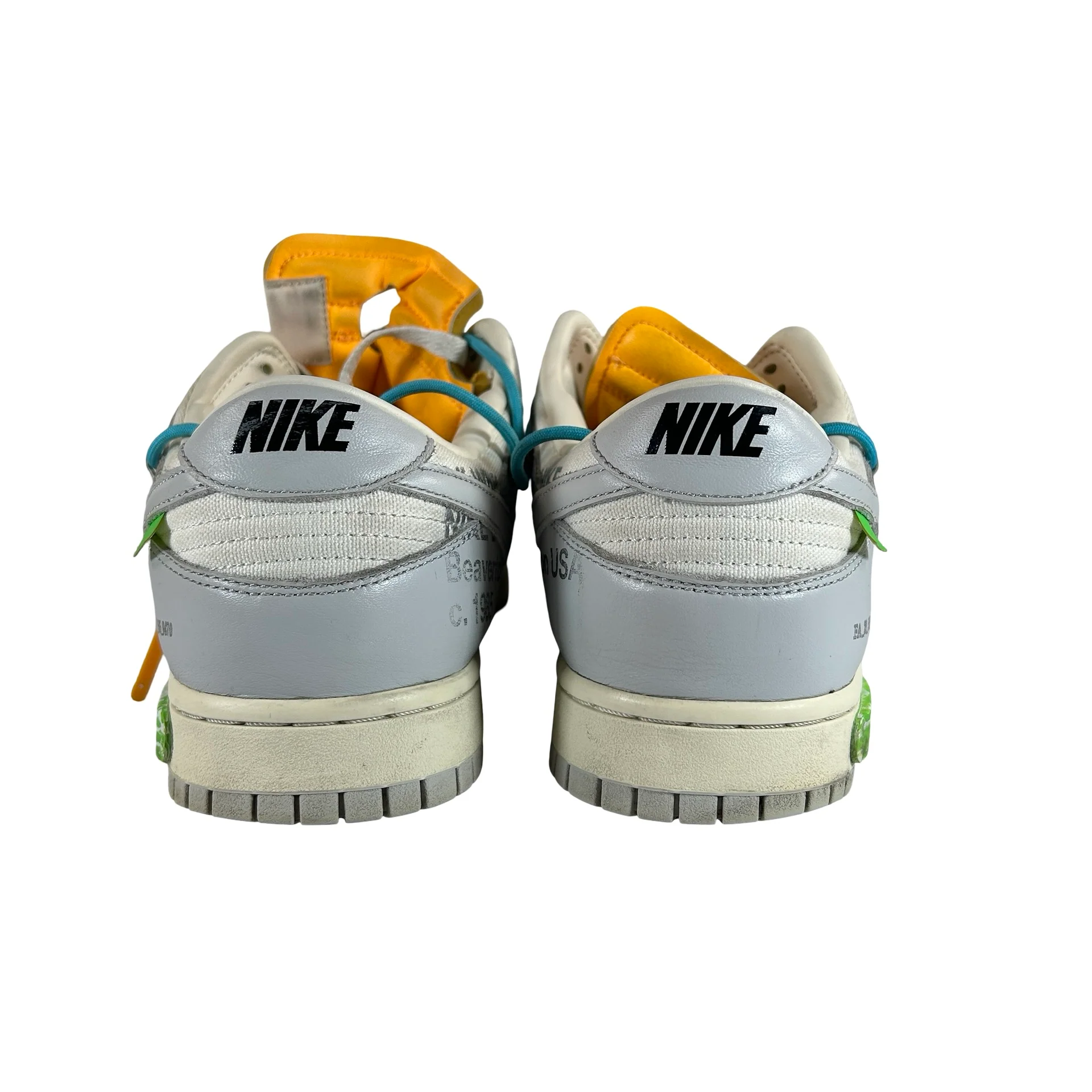 DM1602 115 Nike Dunk Low Off-White Lot 2 [USED] - 11.5 M (Used) - Image 3