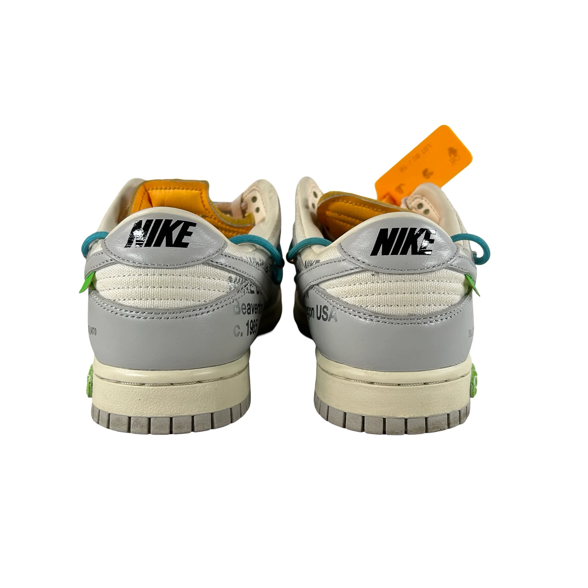 DM1602 115 Nike Dunk Low Off-White Lot 2 [USED] - 8.5 M (Used) - Image 3