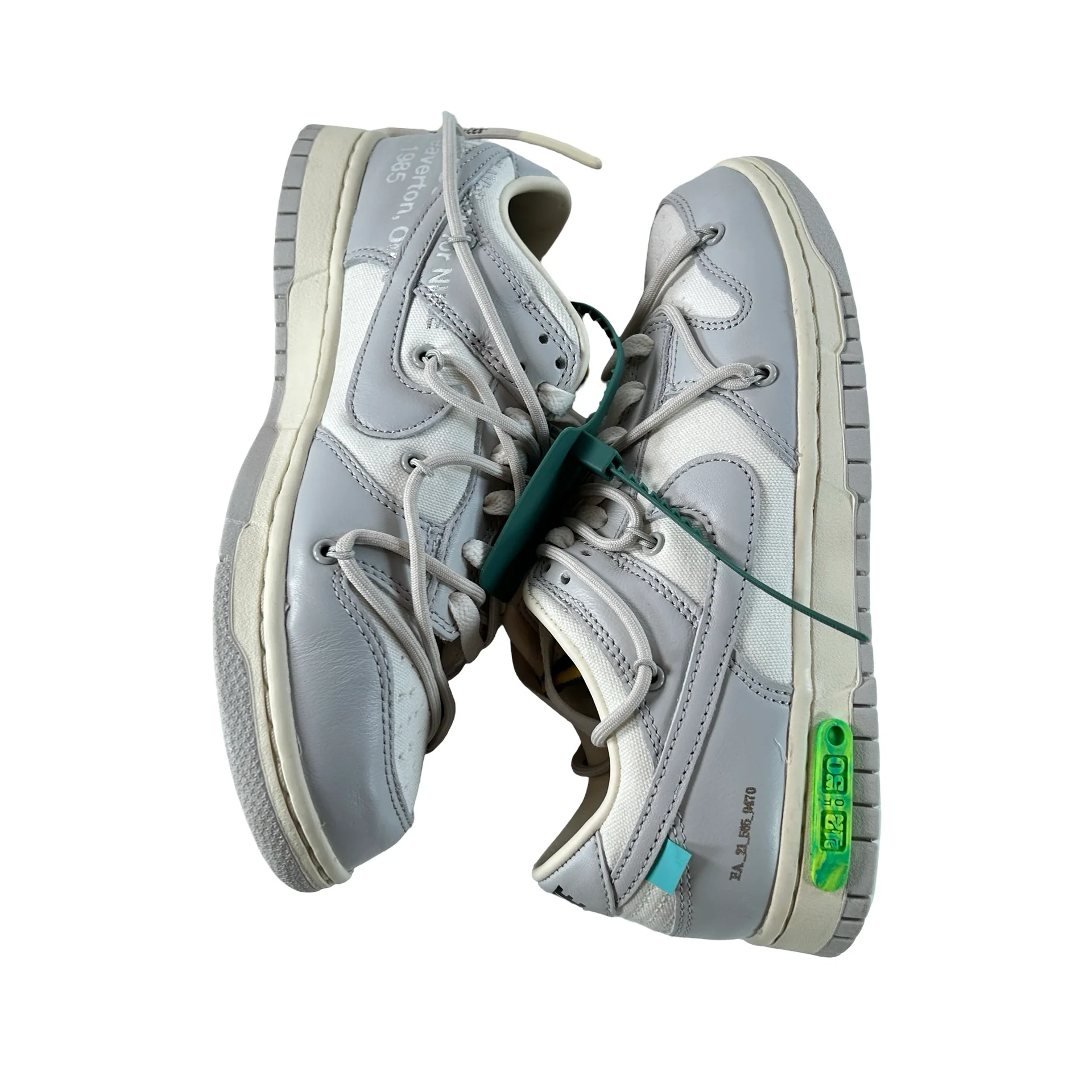 DM1602 117 Nike Dunk Low Off-White Lot 42 [USED] - 7.5 M (Used) - Image 5