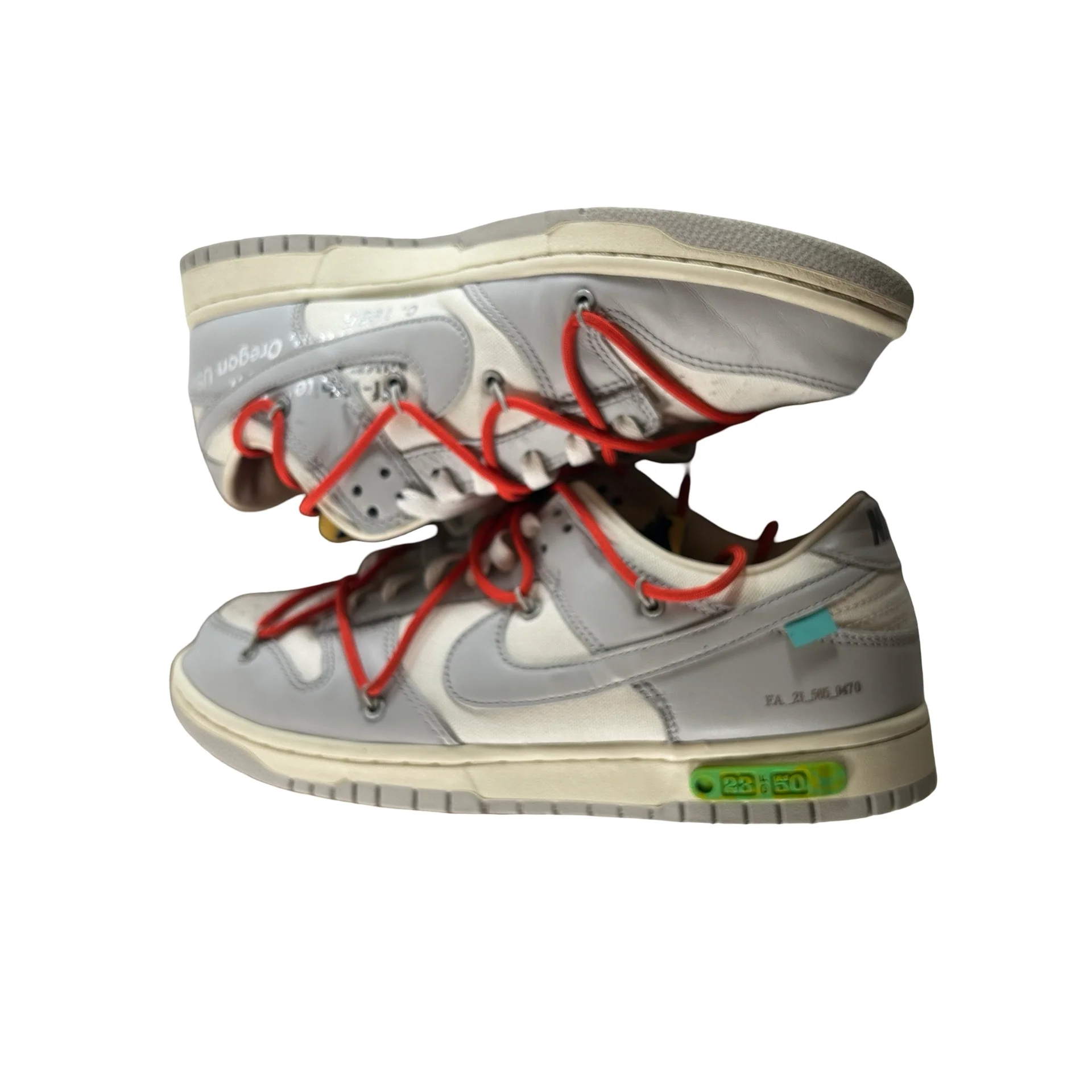 DM1602 126 Nike Dunk Low Off-White Lot 23 [USED] - 10 M (Used2) - Image 5