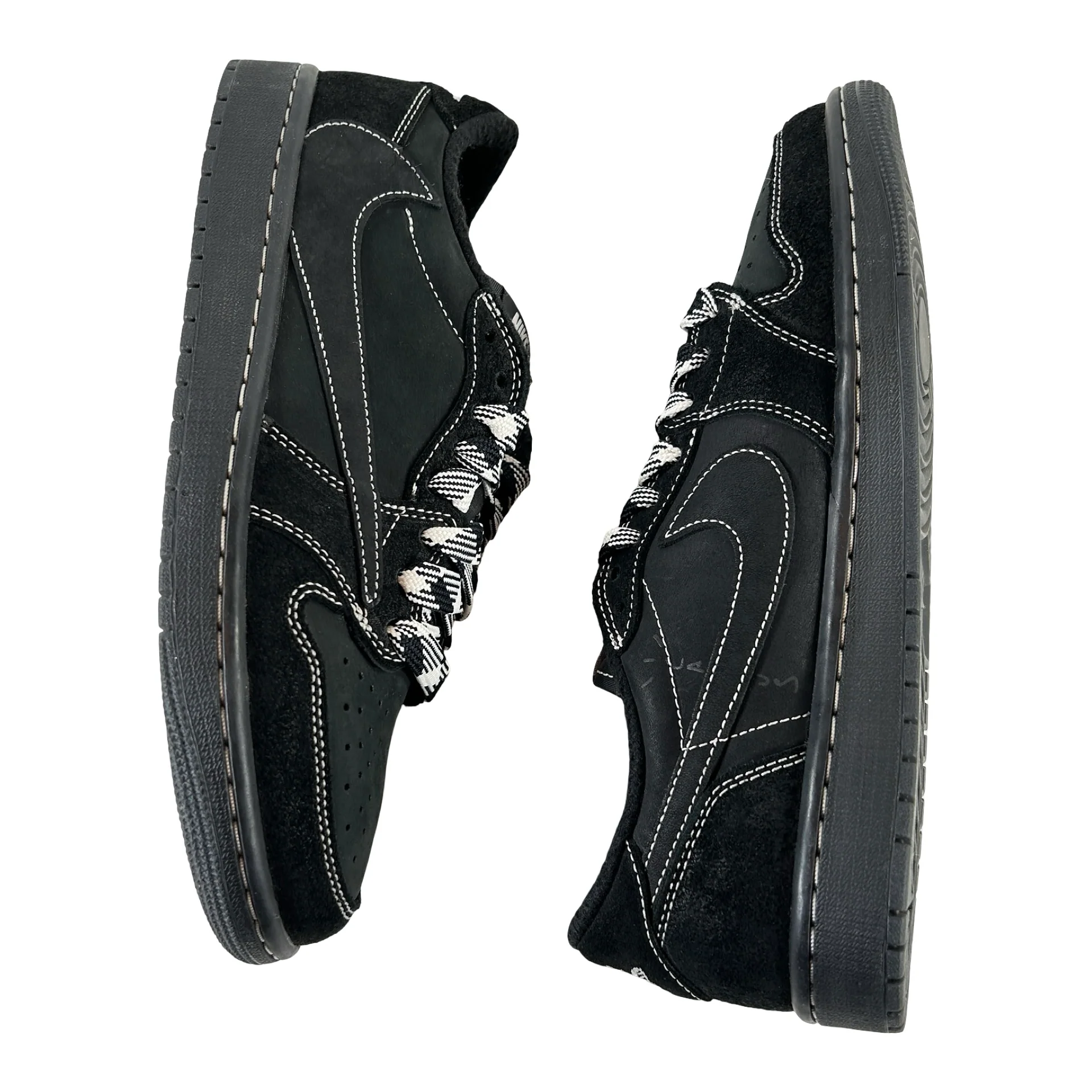 DM7866 001 Jordan 1 Retro Low OG SP Travis Scott Black Phantom [USED] - 9 M (Used7) - Image 4