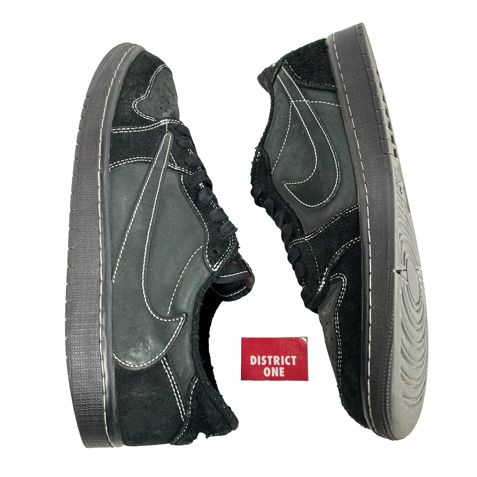 DM7866 001 Jordan 1 Retro Low OG Travis Scott Black Phantom [USED] - 11.5 M (Used3) - Image 4