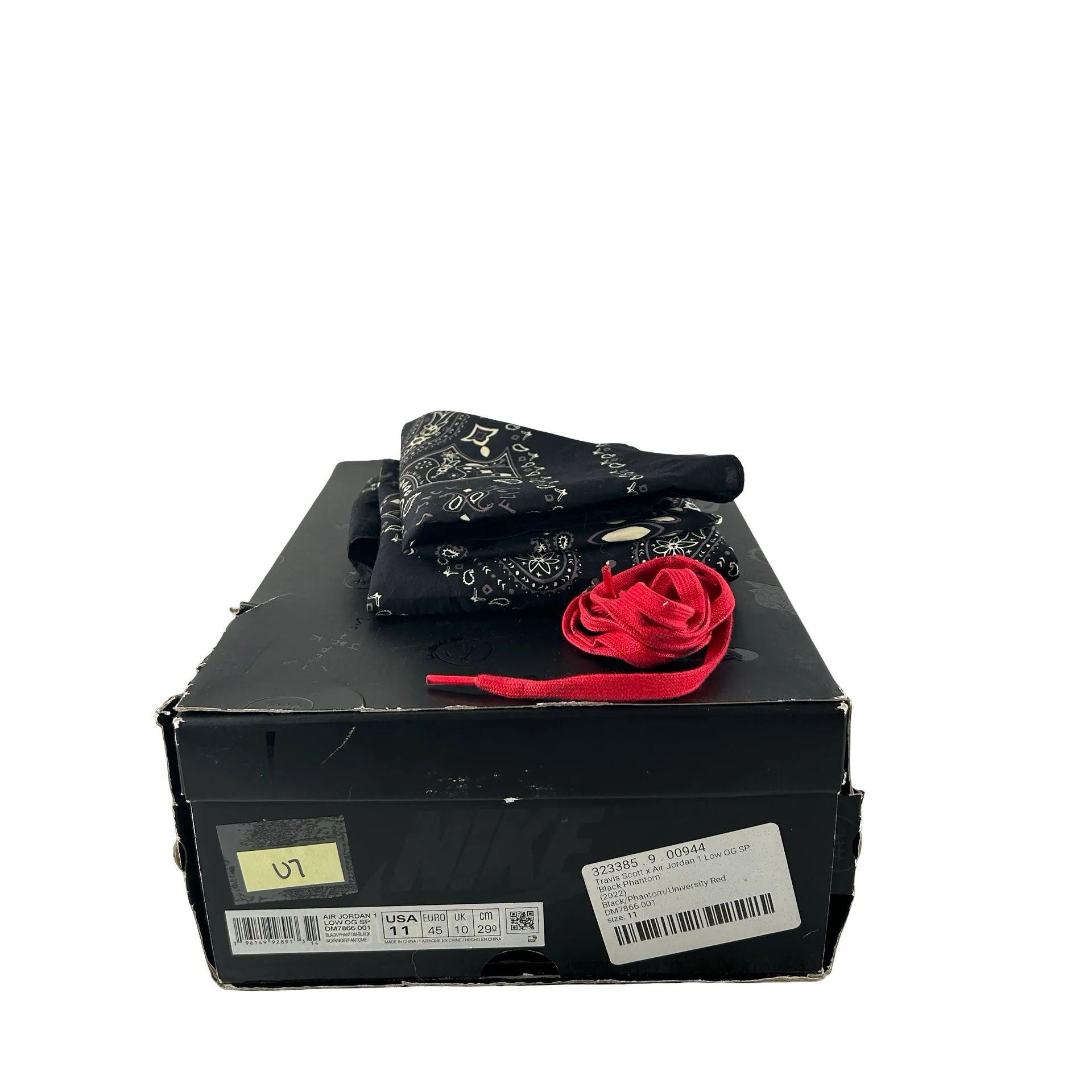 DM7866 001 Jordan 1 Retro Low OG Travis Scott Black Phantom [USED] - 11 M (Used7) - Image 7