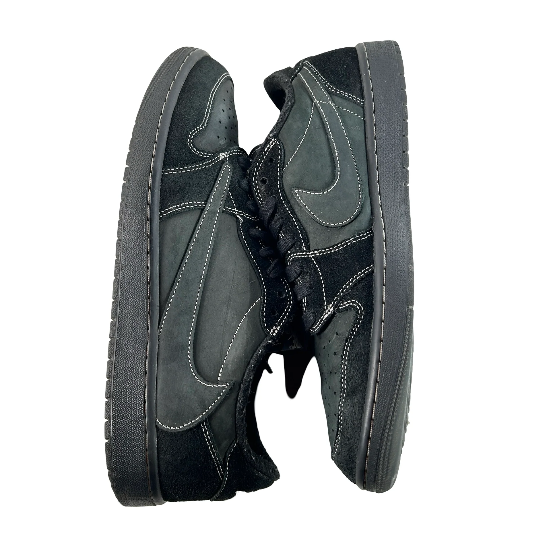 DM7866 001 Jordan 1 Retro Low OG Travis Scott Black Phantom [USED] - 13 M (Used11) - Image 4