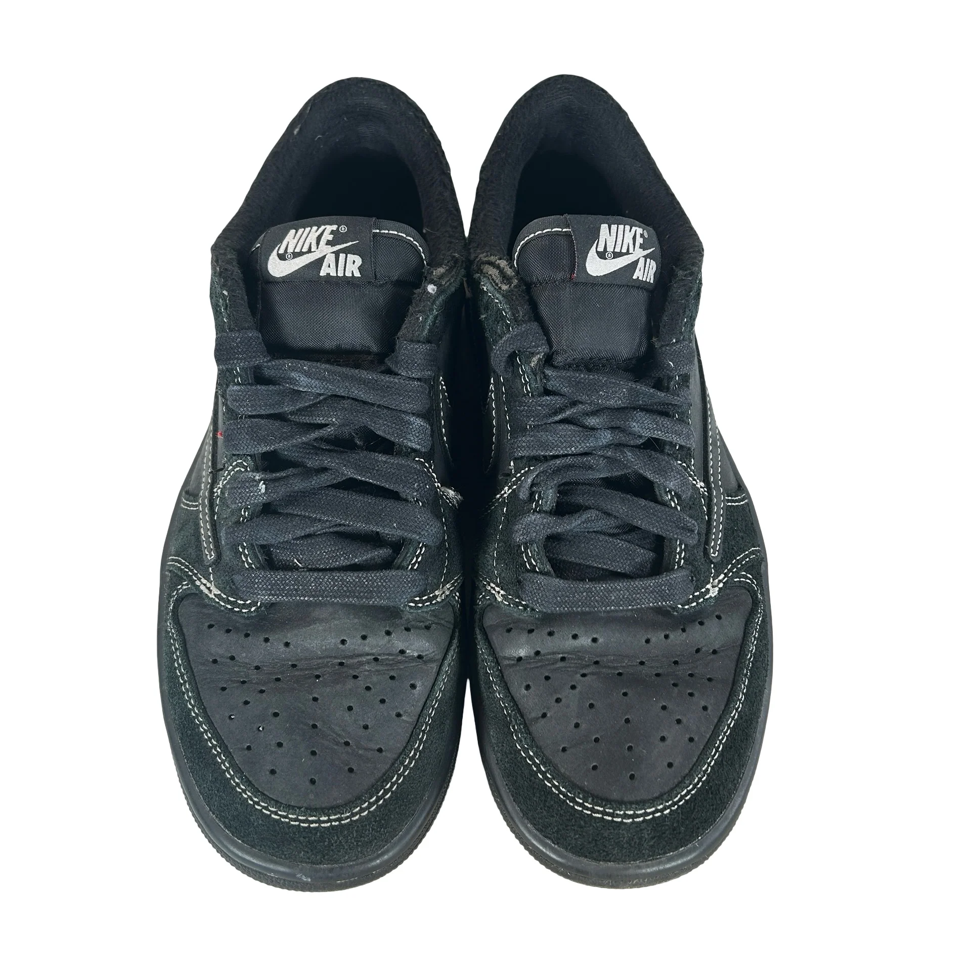 DM7866 001 Jordan 1 Retro Low OG Travis Scott Black Phantom [USED] - 6 M (Used) (No Box) - Image 2