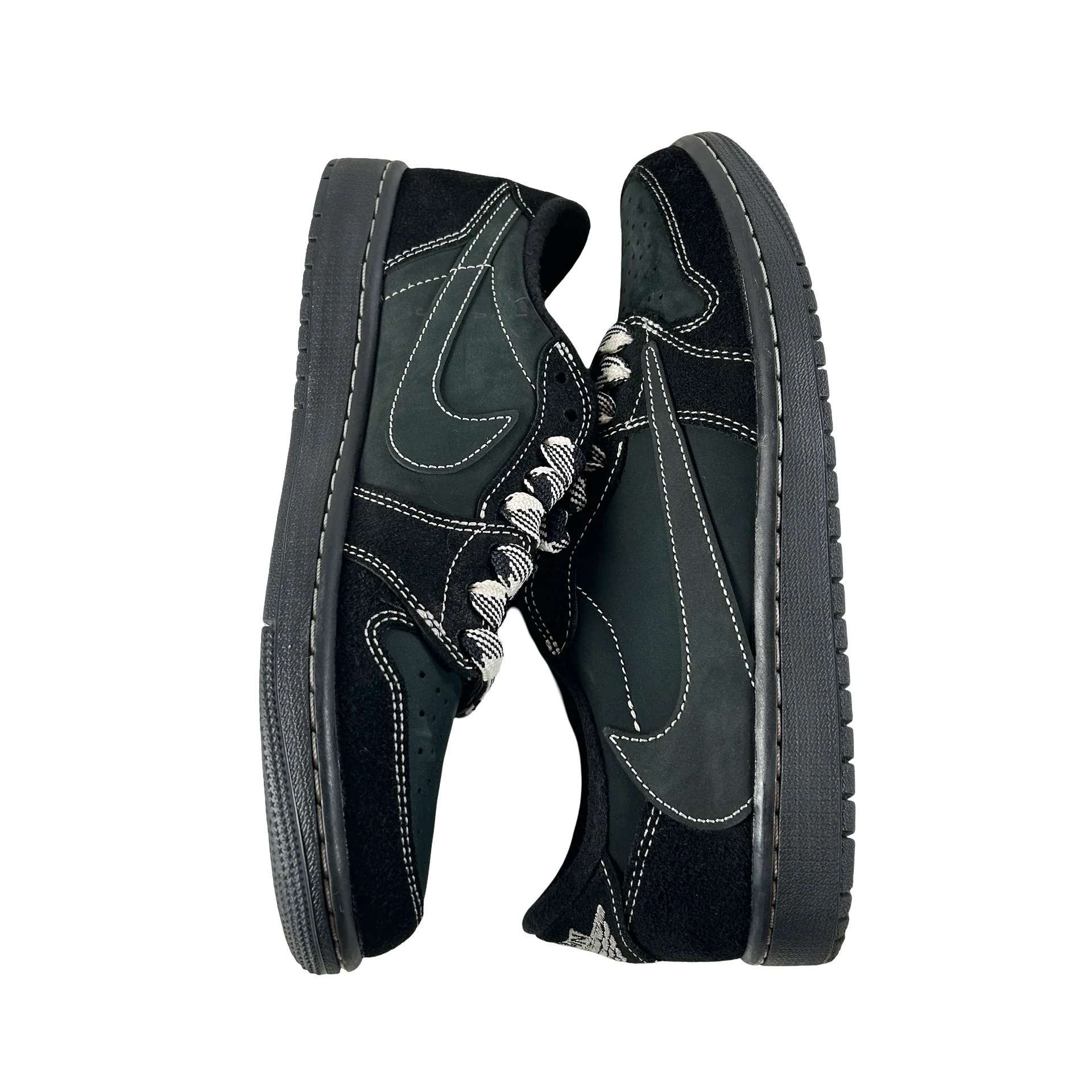 DM7866 001 Jordan 1 Retro Low OG Travis Scott Black Phantom [USED] - 8.5 M (Used3) - Image 5