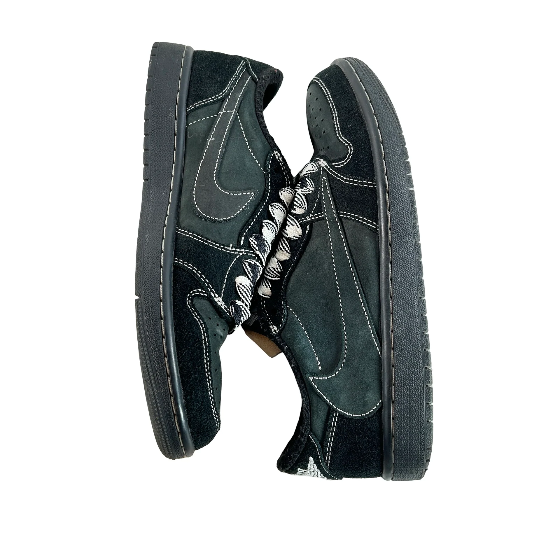 DM7866 001 Jordan 1 Retro Low OG Travis Scott Black Phantom [USED] - 8.5 M (Used7) - Image 5