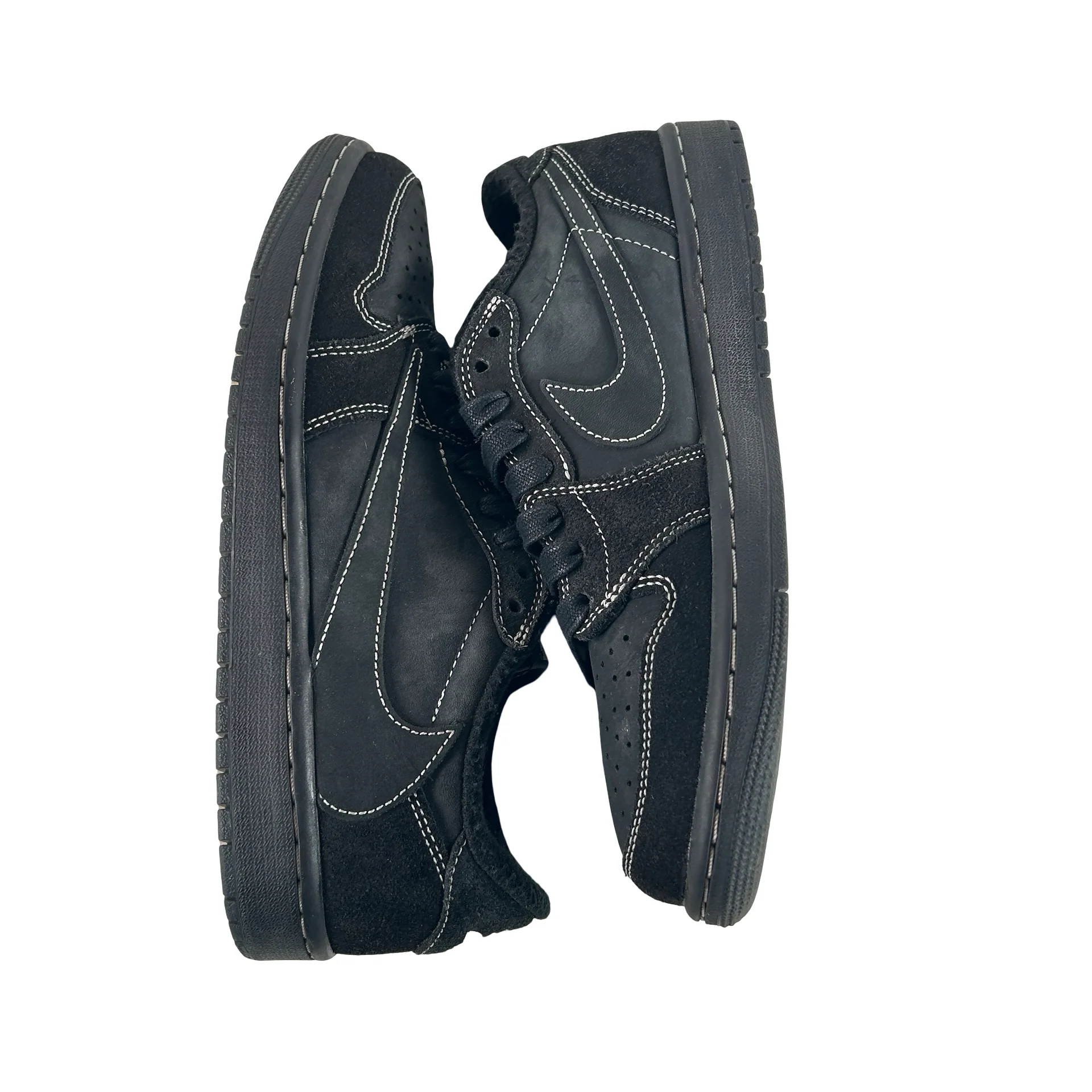 DM7866 001 Jordan 1 Retro Low OG Travis Scott Black Phantom [USED] - 8 M (Used8) - Image 4