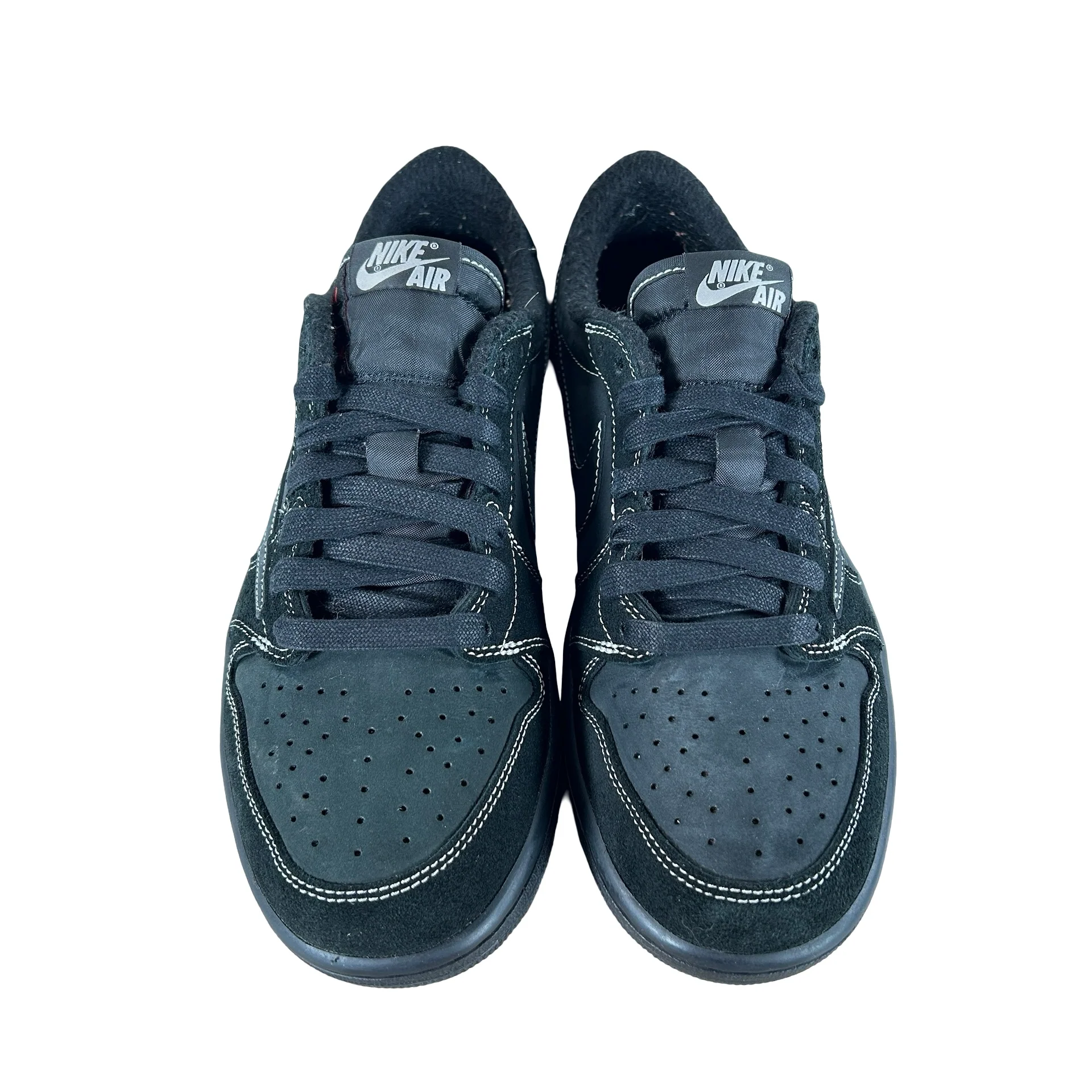 DM7866 001 Jordan 1 Retro Low OG Travis Scott Black Phantom [USED] - 9.5 M (Used3) - Image 2